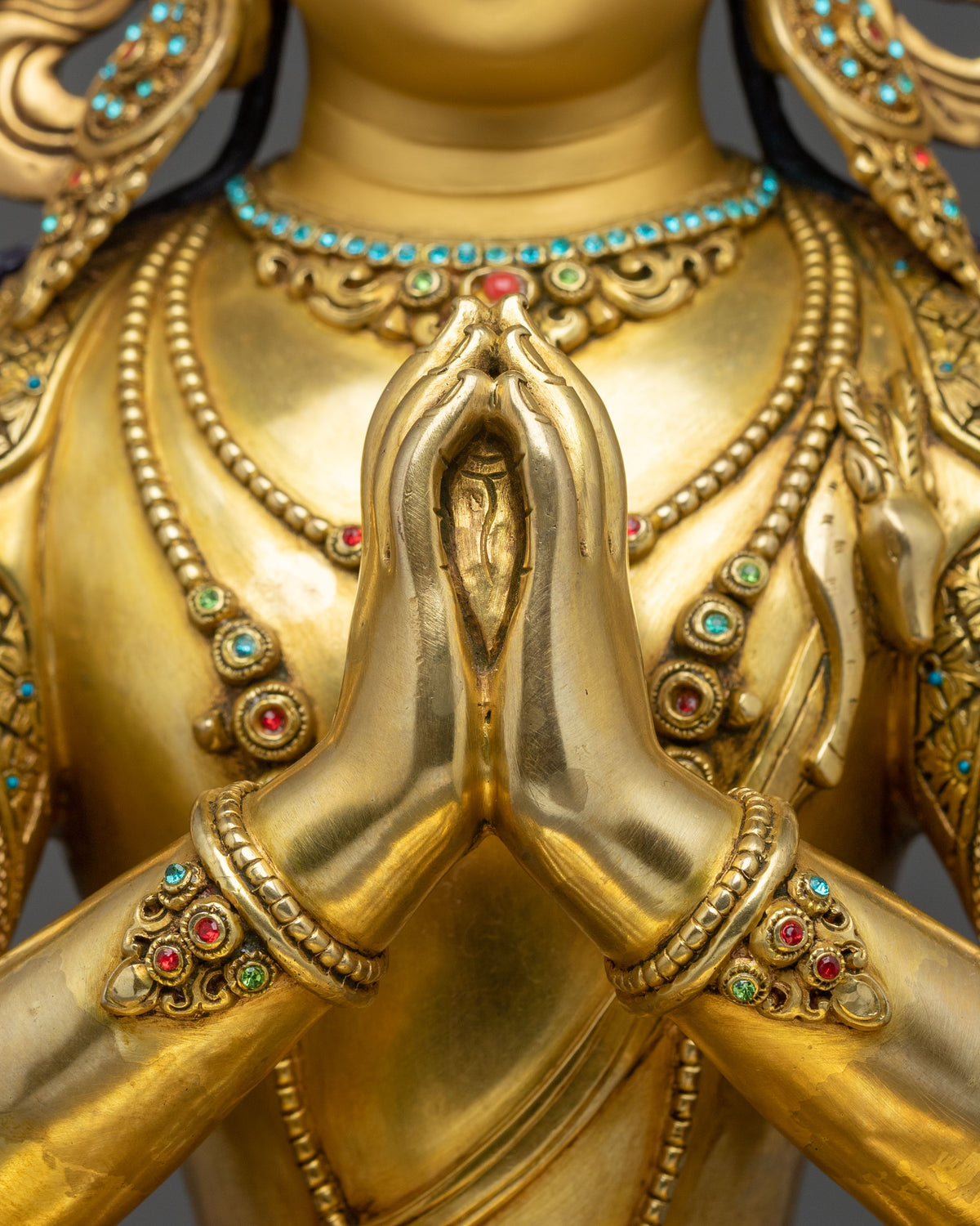 Himalayan Figurine of Chenrezig | Embodiment of Infinite Compassion