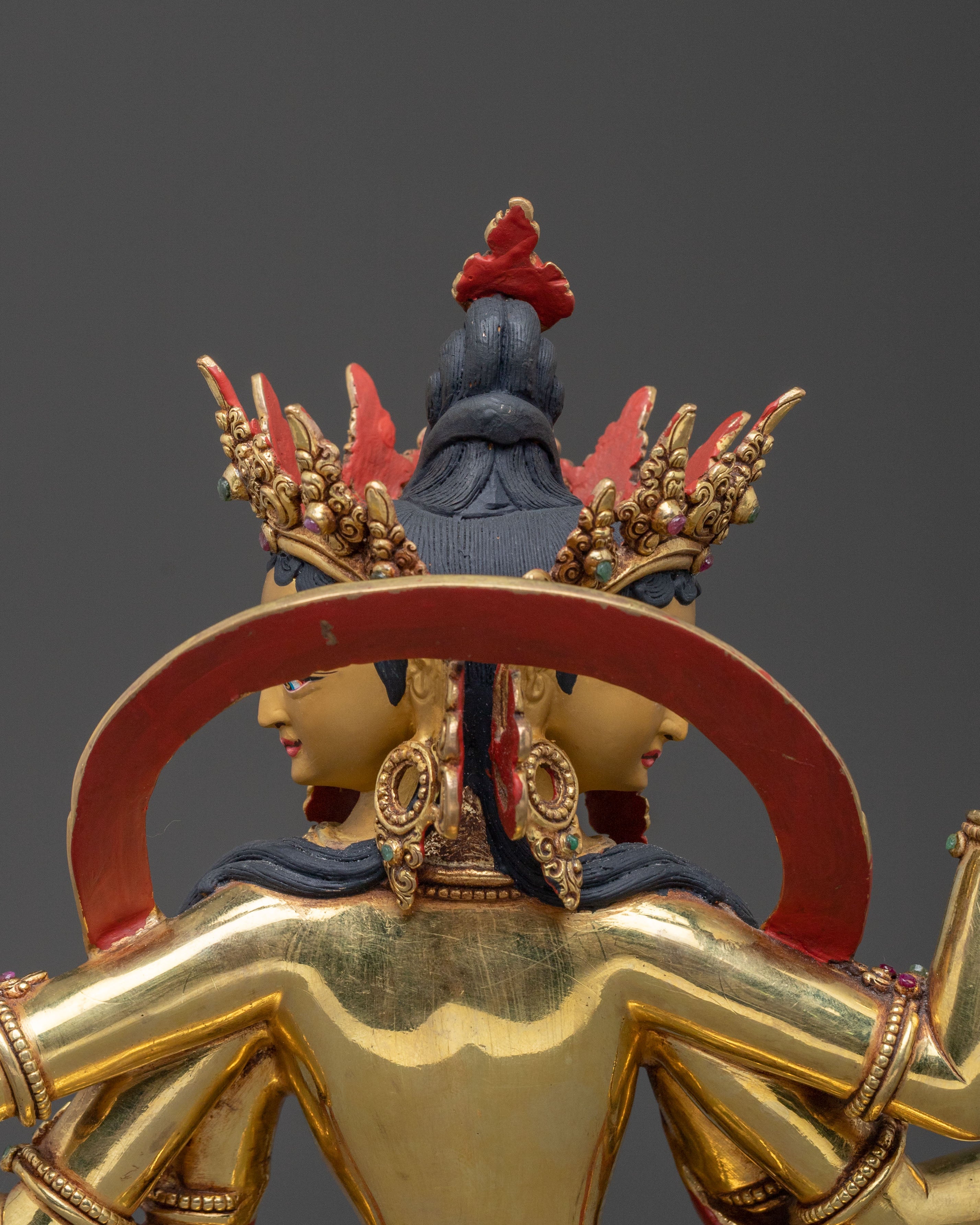 Handcrafted Vasudhara Statue: Goddess of Wealth