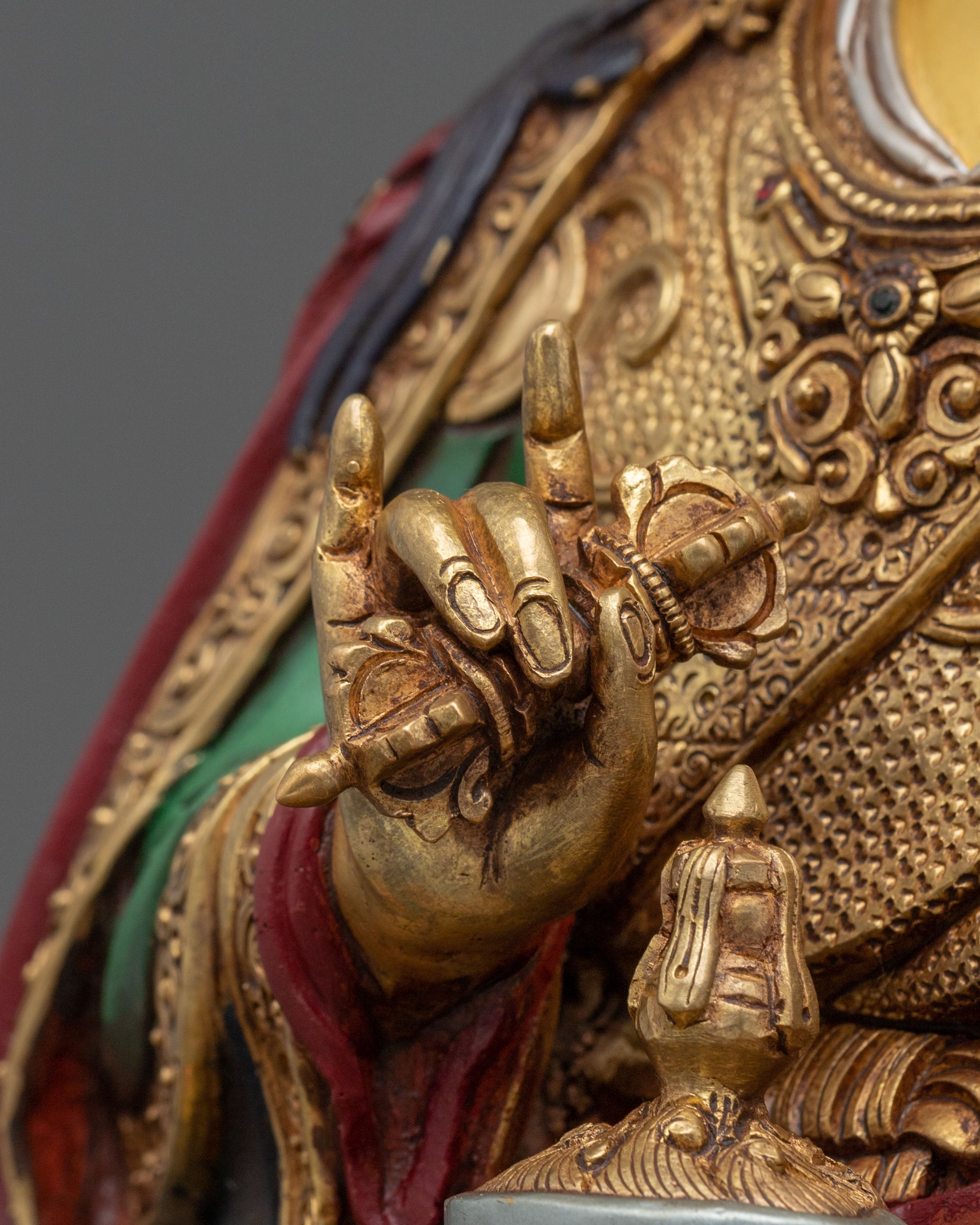 Guru Tsokye Dorje Buddhist Figurine | Symbol of Wisdom and Protection