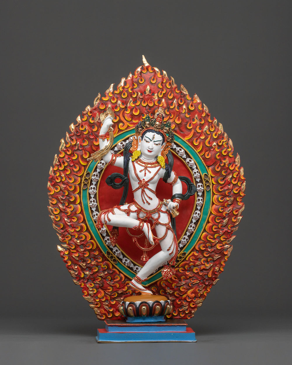 Divine Dakini Machig Labdron Sculpture | Buddhist Altar Statue