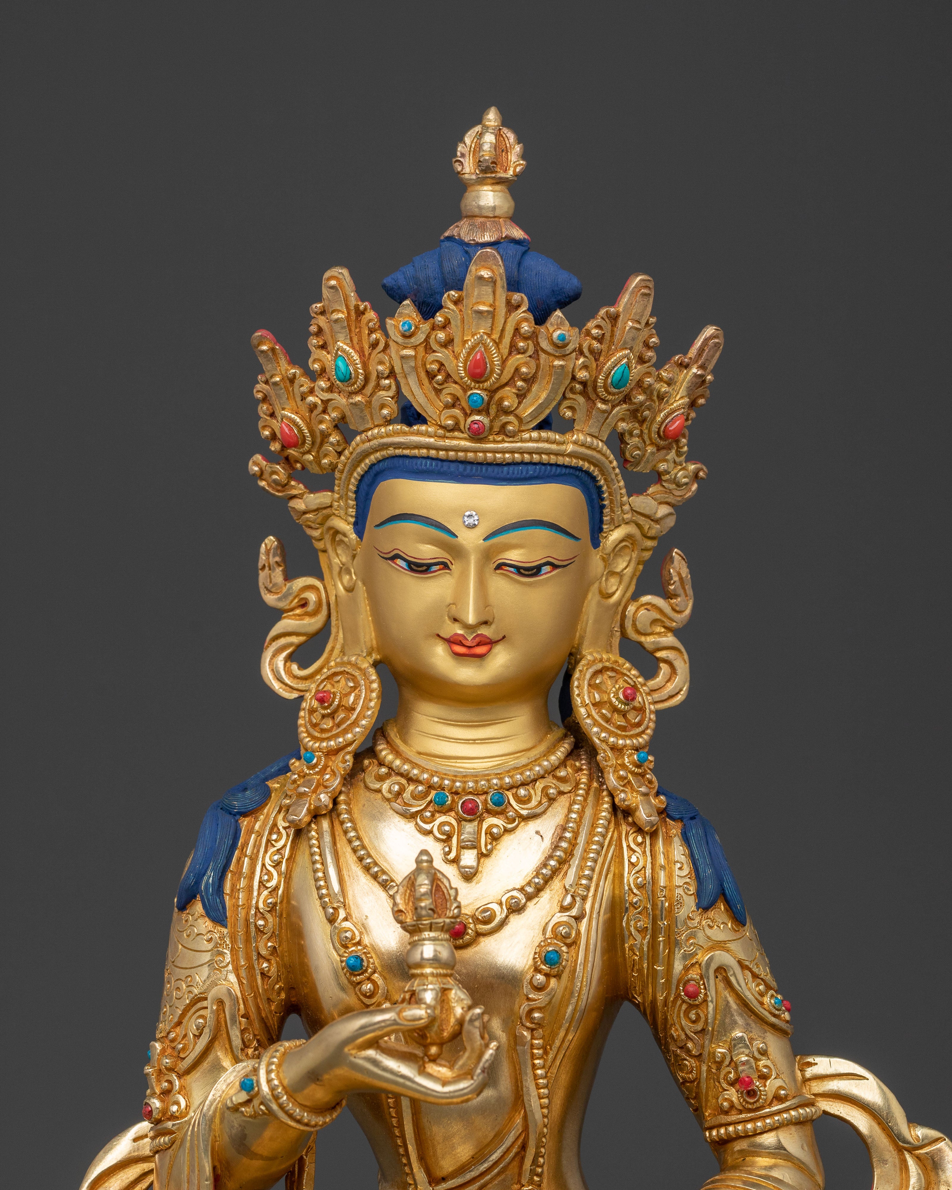 Vajrasattva Meditation Decor Statue | Buddhist Purification Deity