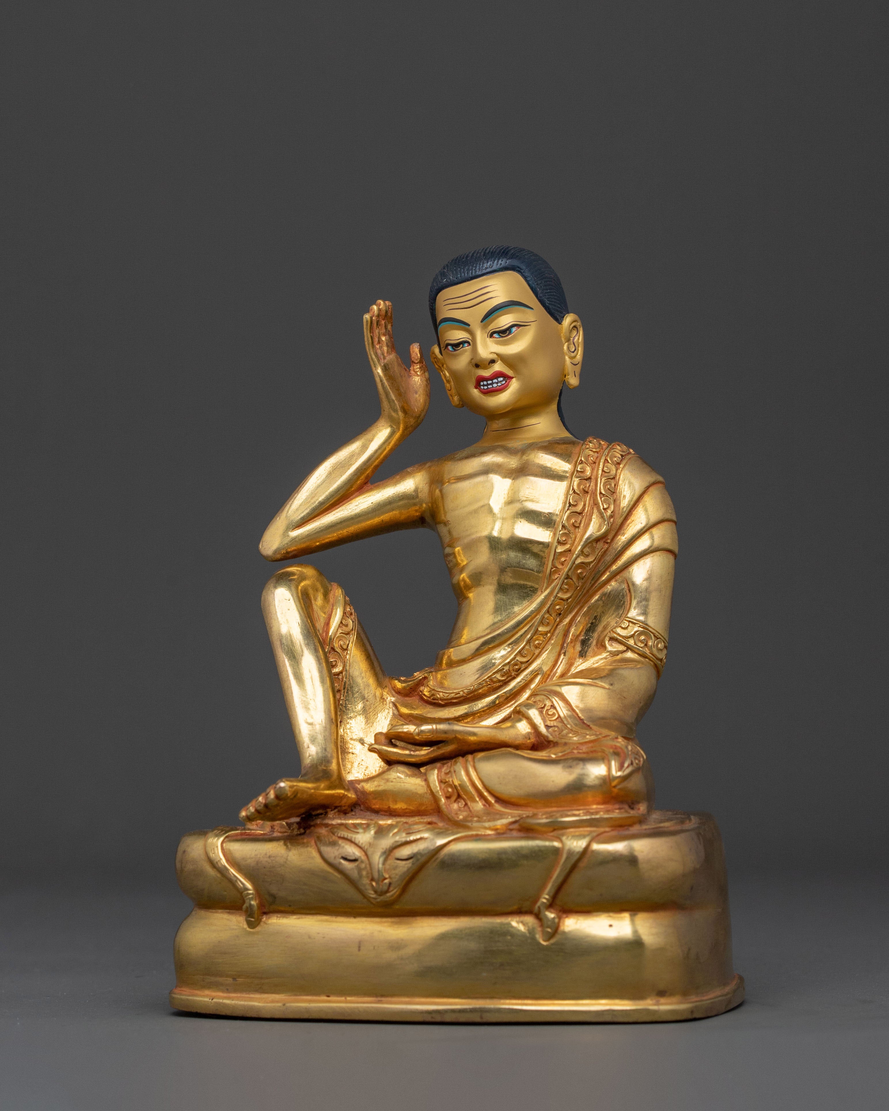 Milarepa Golden Statue | Symbol of Wisdom