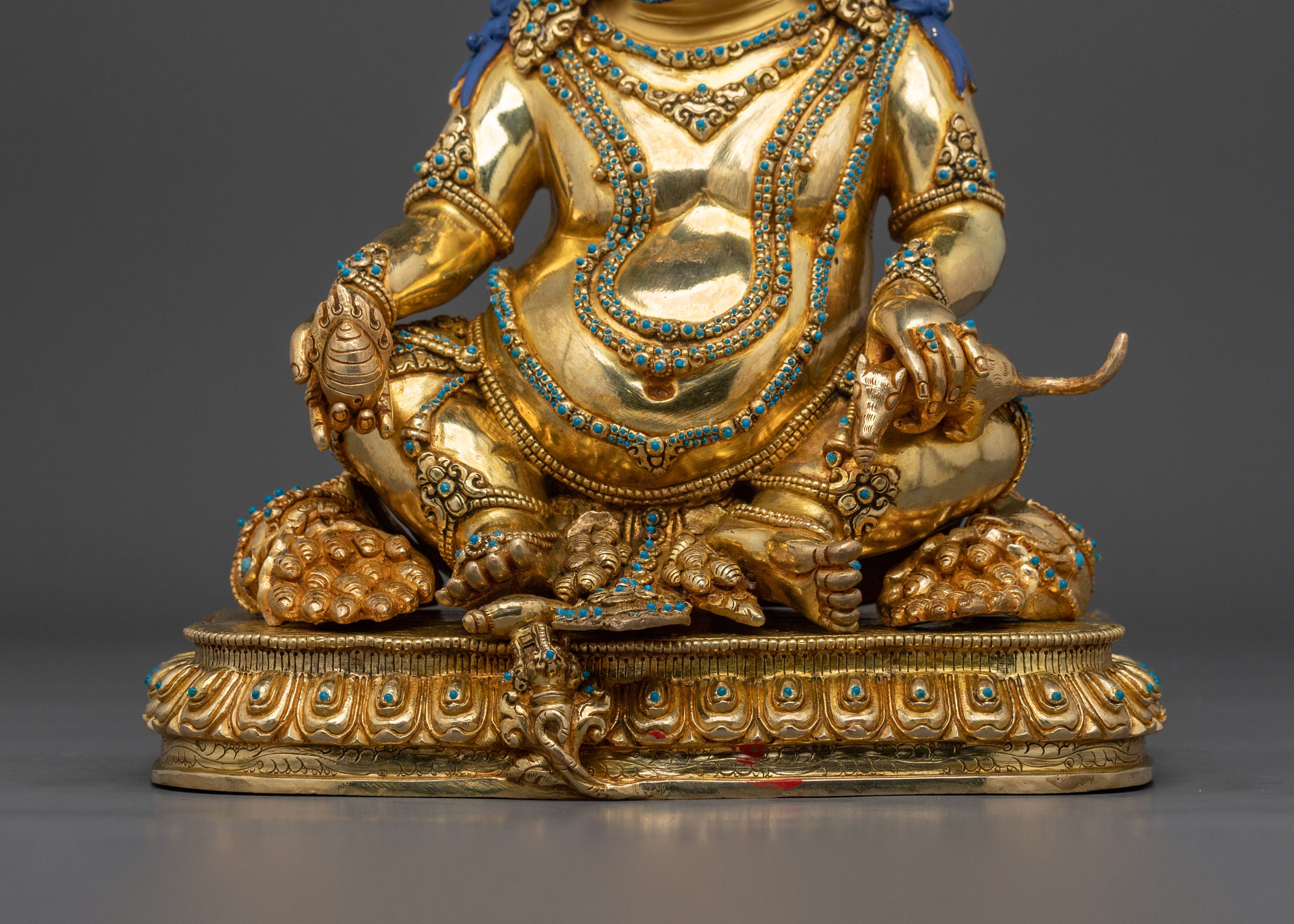 Dzambhala Deity of Abundance Statue | Symbol of Fortune and Generosity