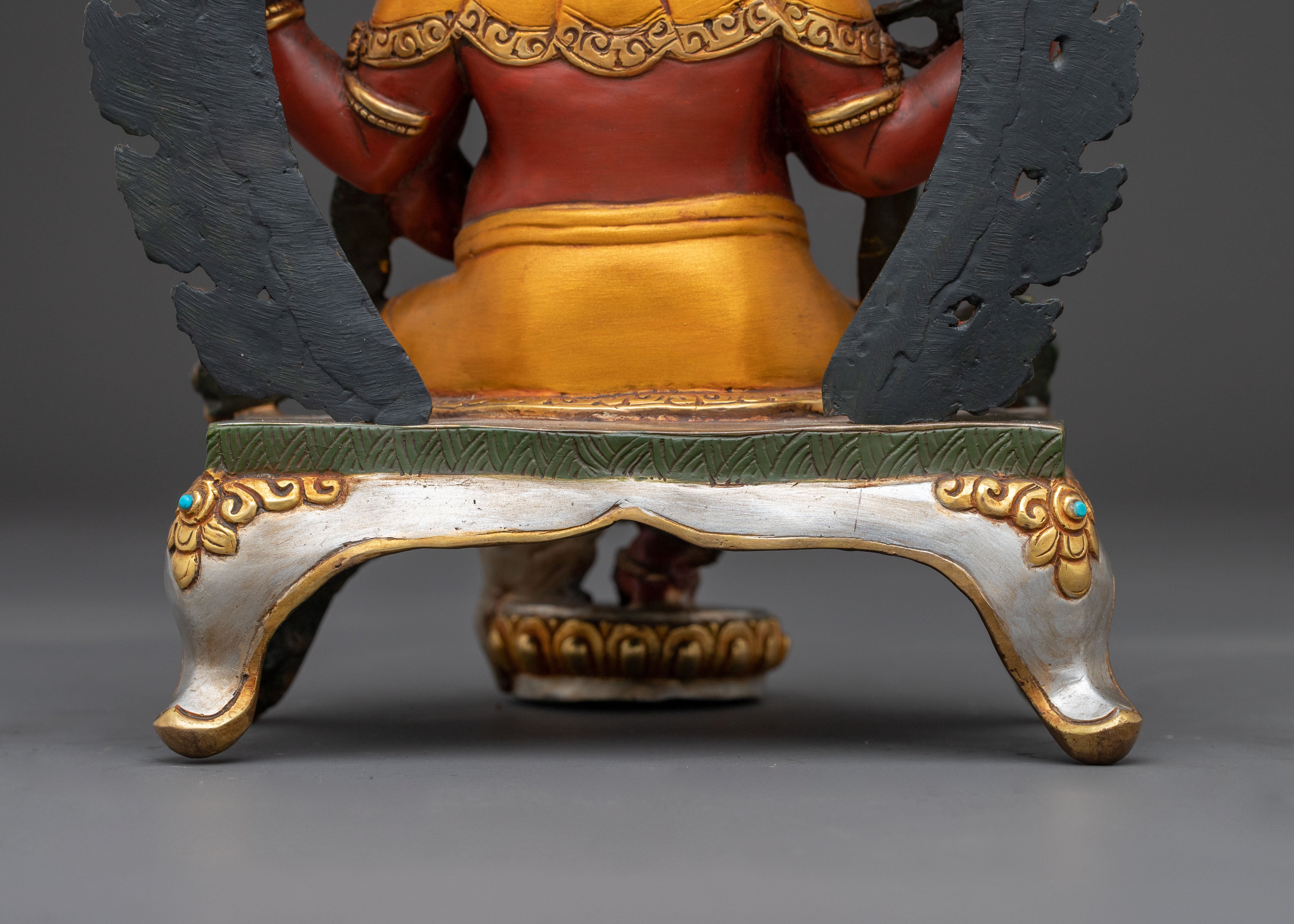 Golden Statue of Lord Ganesha | Spiritual Decor for Meditation