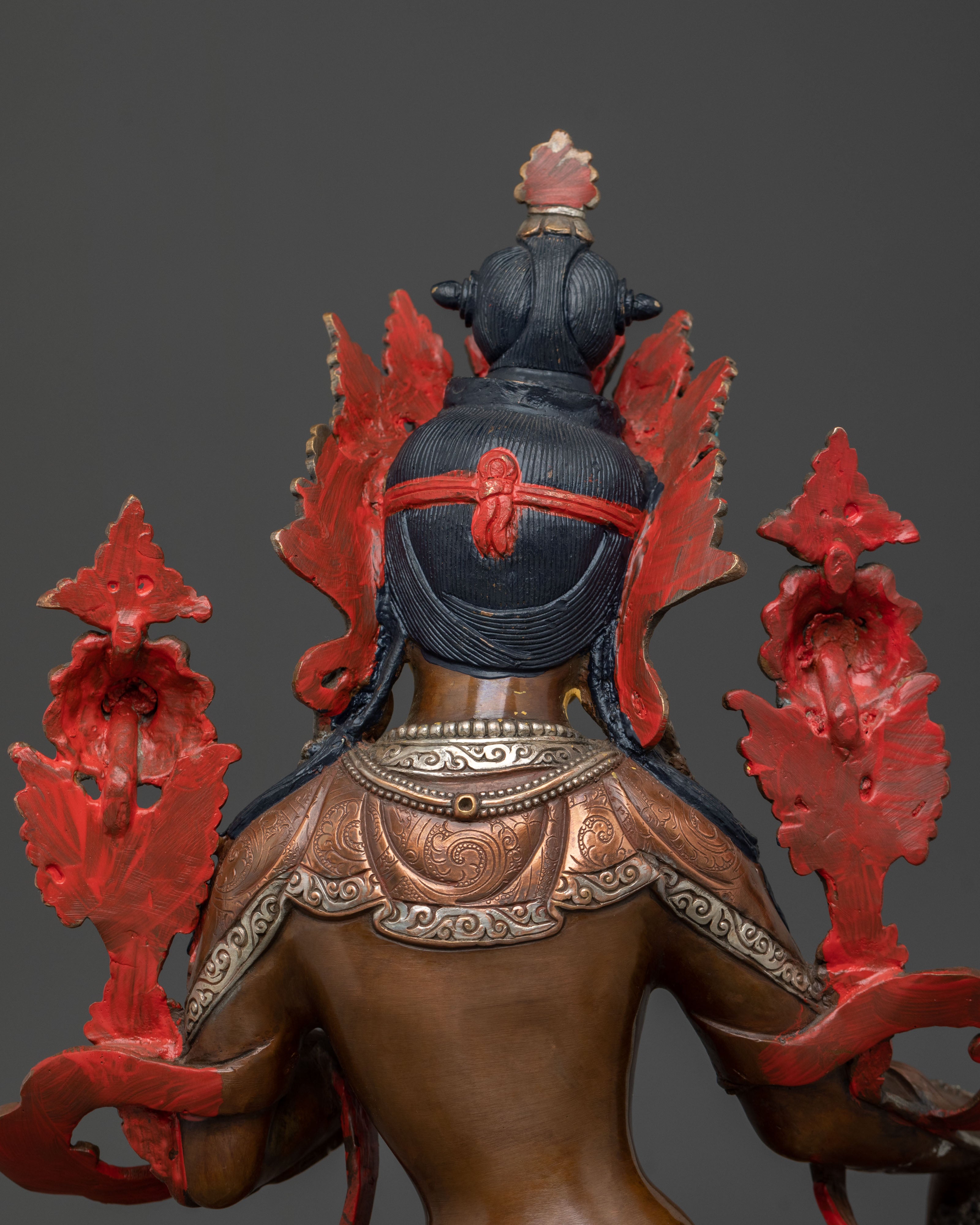 Green Tara Statue | Tibetan Guardian Figurine