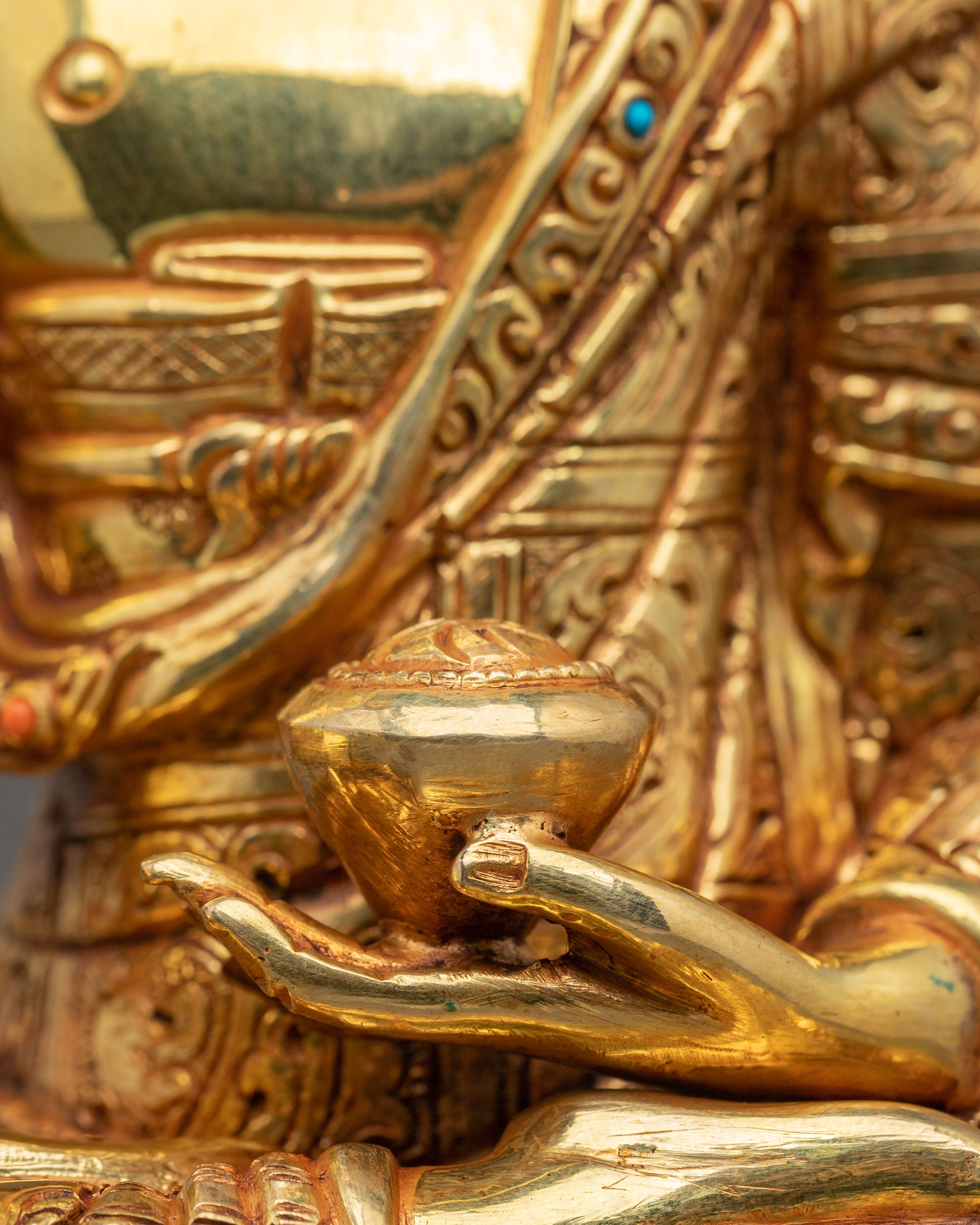 Himalayan Sacred Figurine of Shakyamuni Buddha