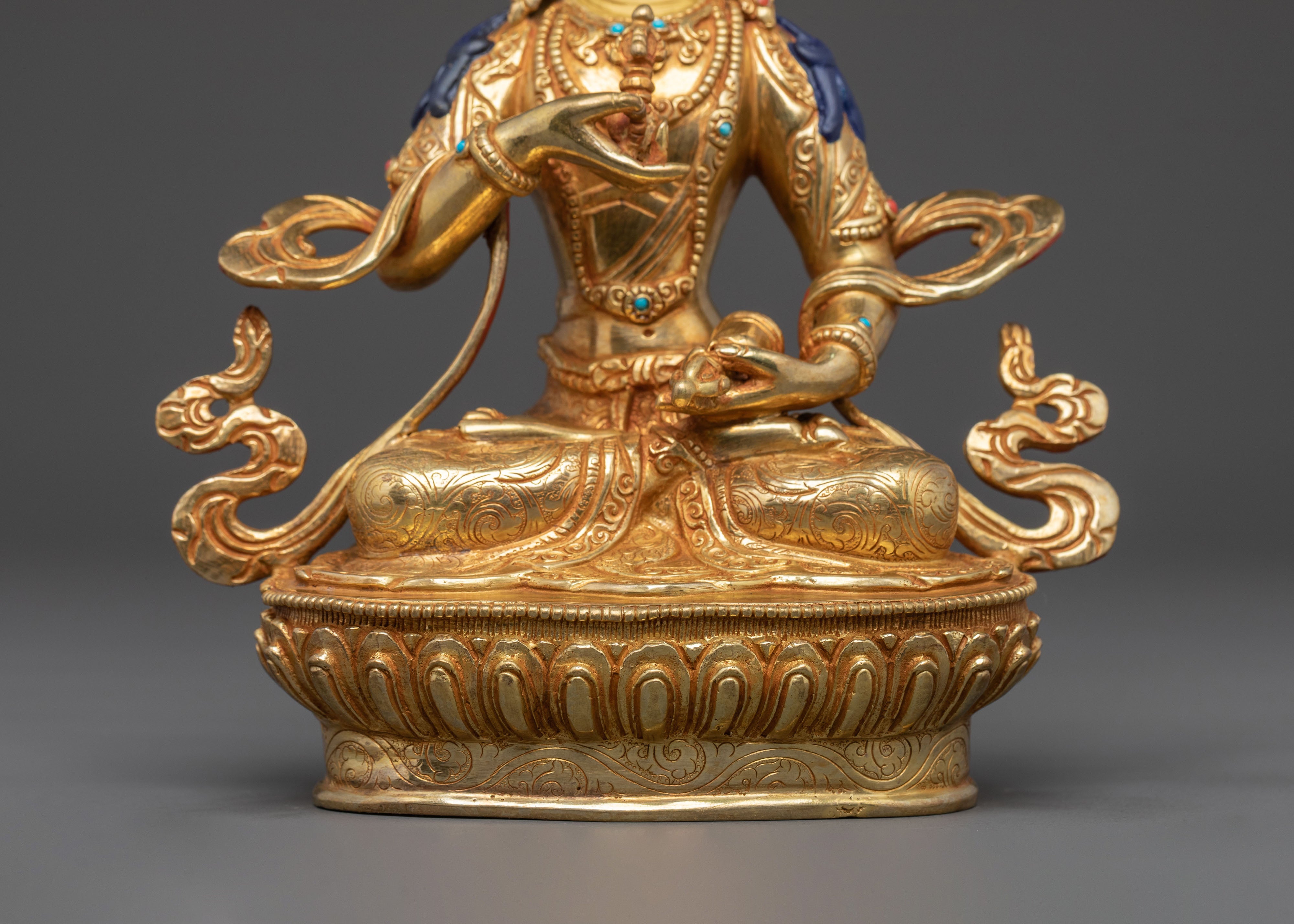 Vajrasattva Statue: Handcrafted in Nepal
