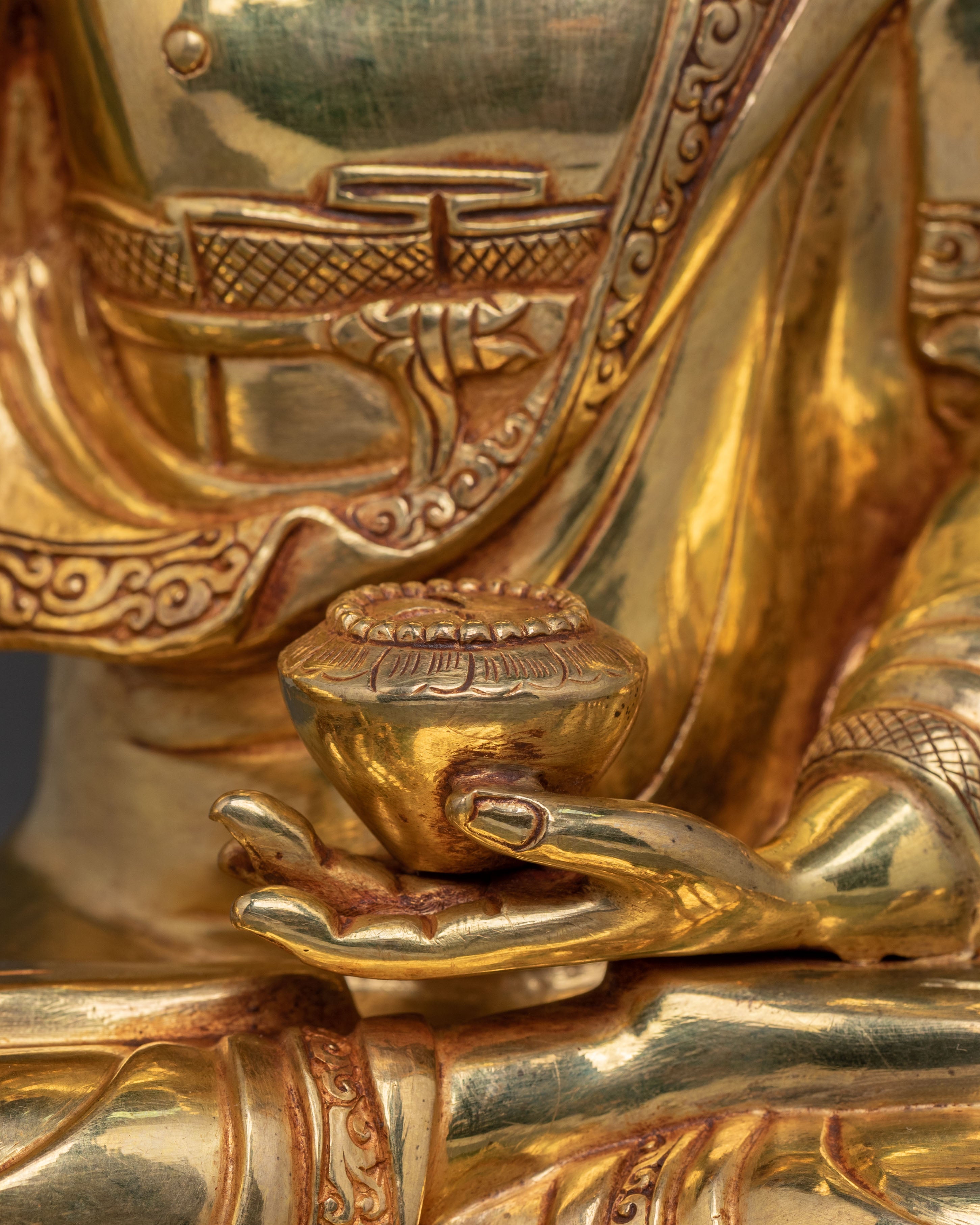 Shakyamuni Buddha Spiritual Teaching Statue | Handcrafted Nepalese Sacred Figure