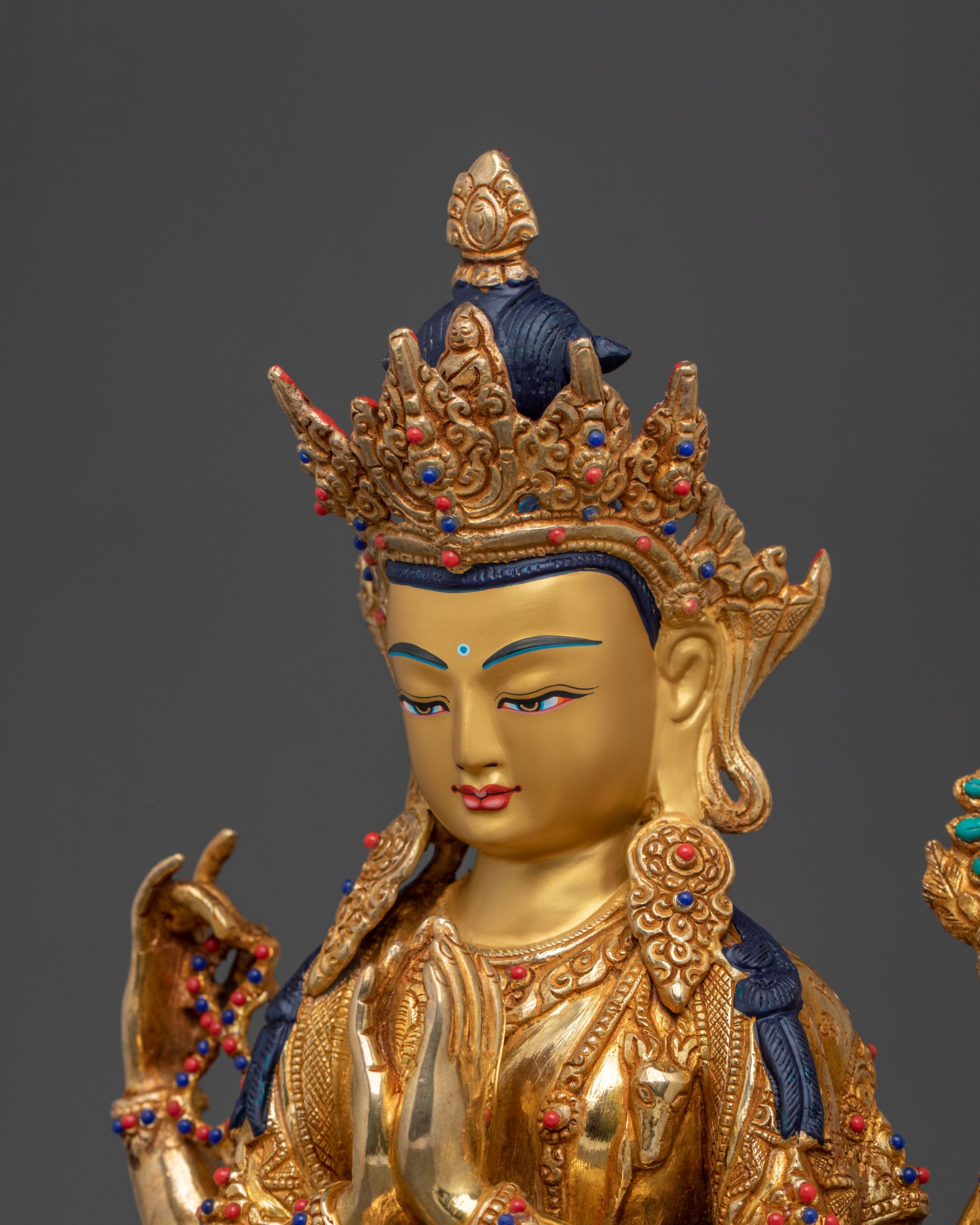 Four-Armed Chenrezig Statue | Buddhist Home Decor