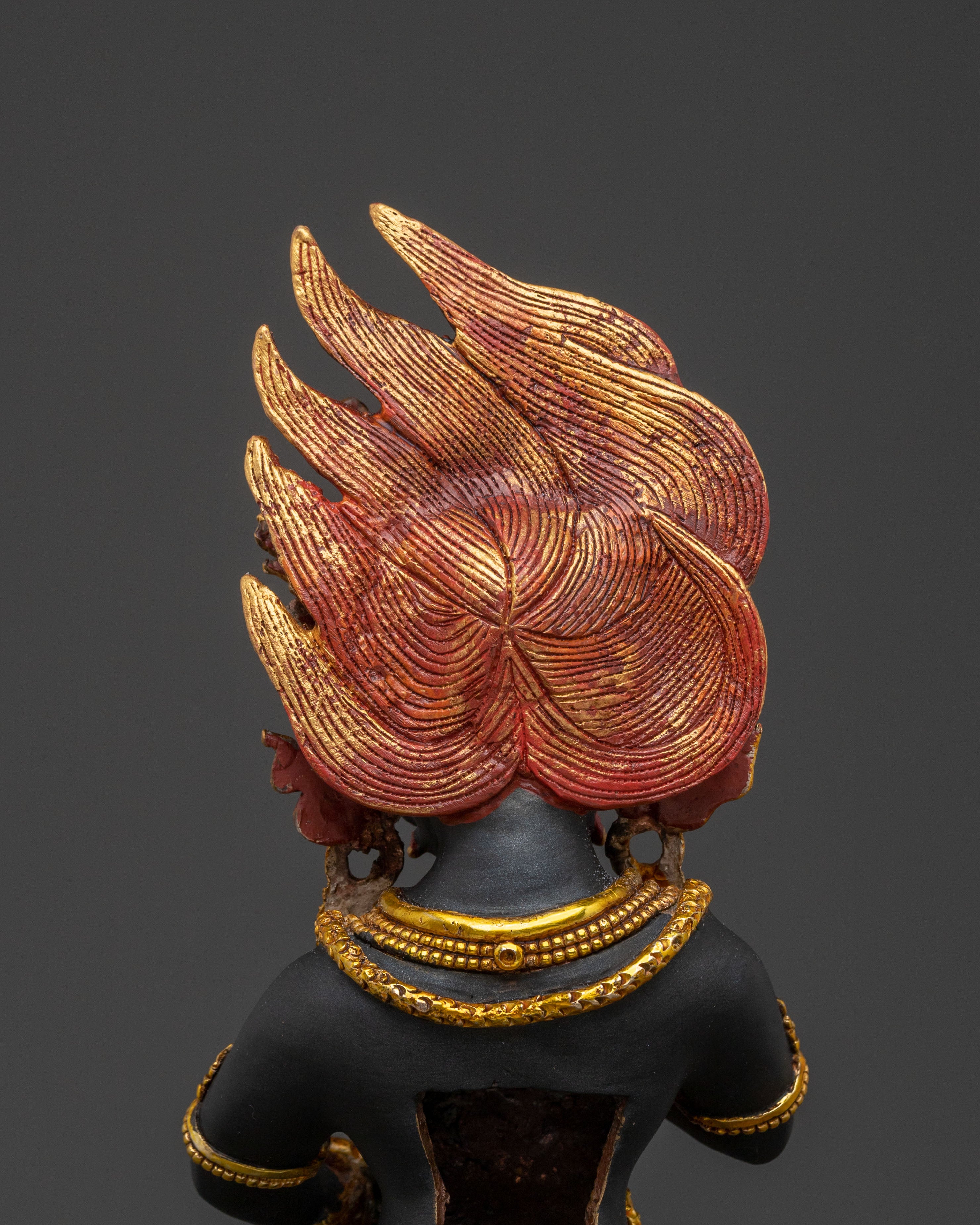 Black Dzambhala Sculpture | Spiritual Home Decor