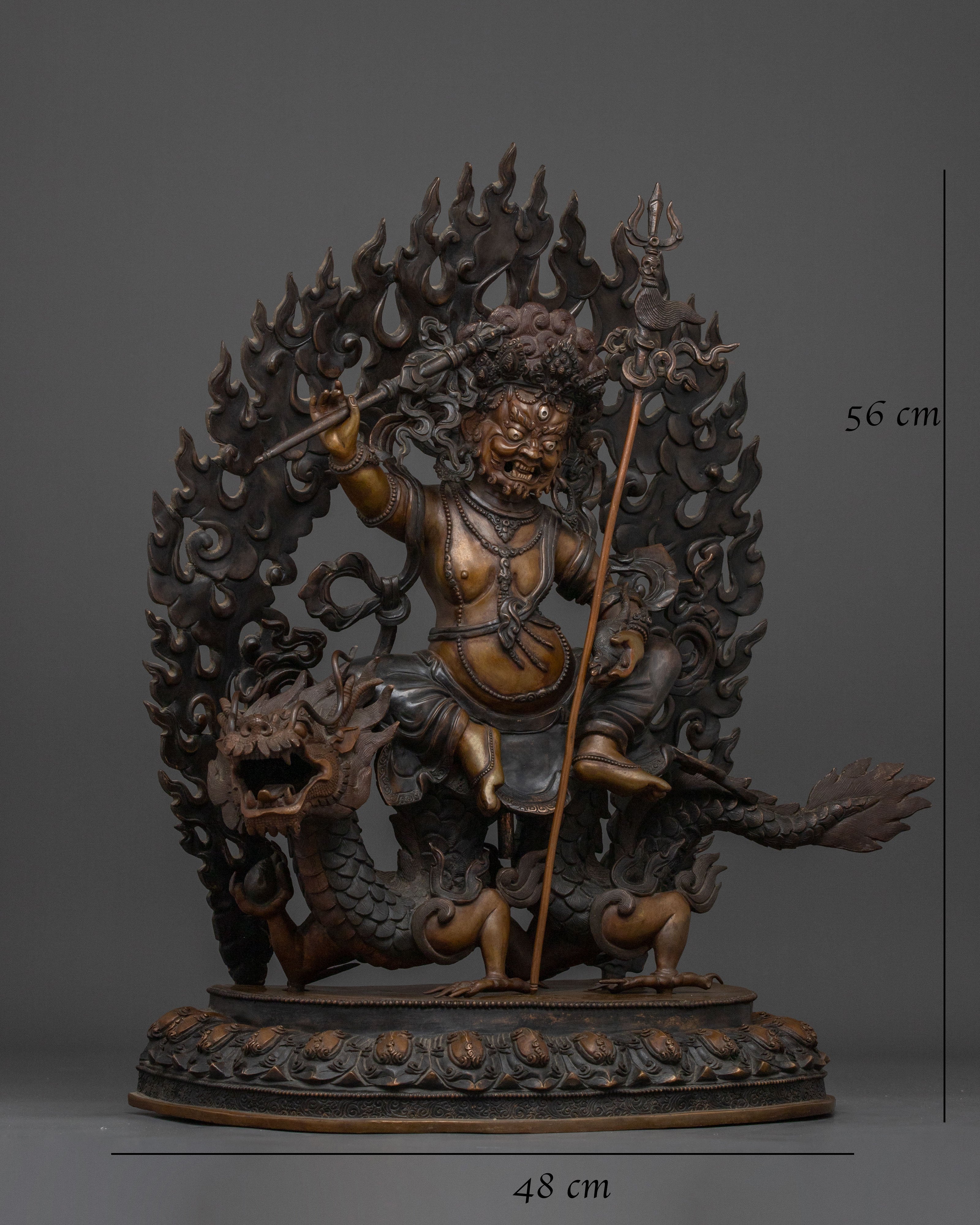 White Dzambhala Statue | Wealth God