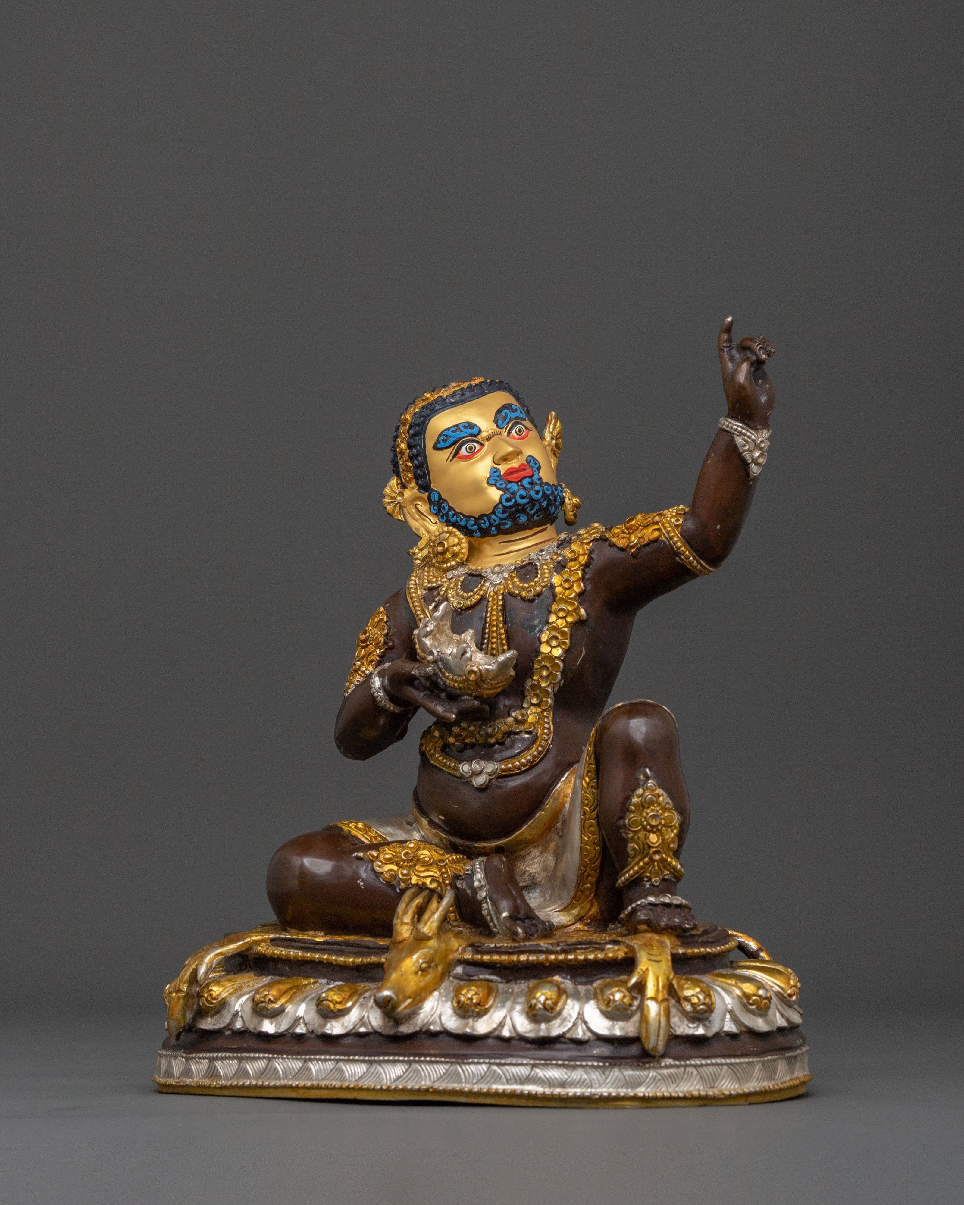 Tibetan Virupa Meditation Statue | Home Decor