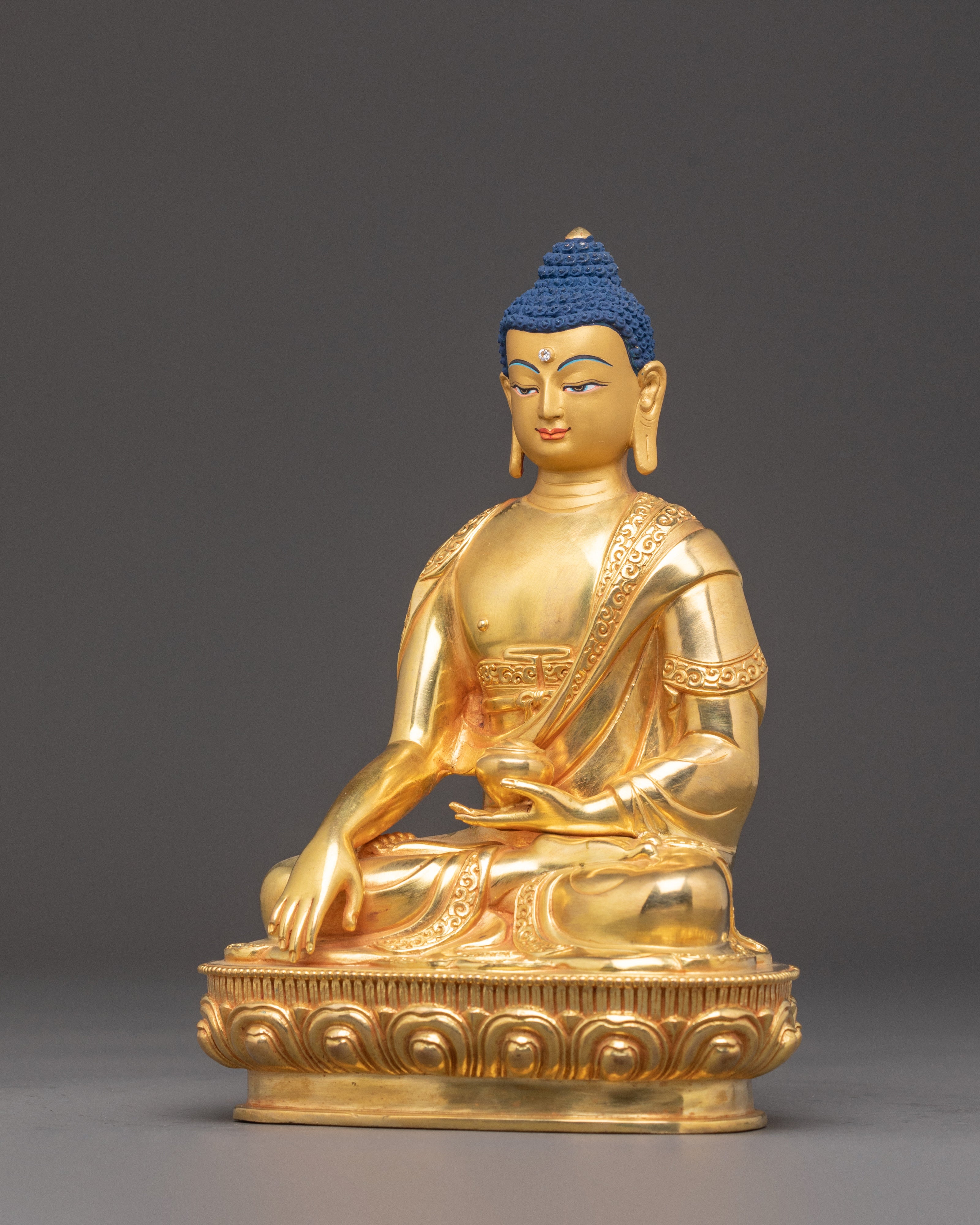 Shakyamuni Buddha Golden Handmade Statue | Dharma Teacher
