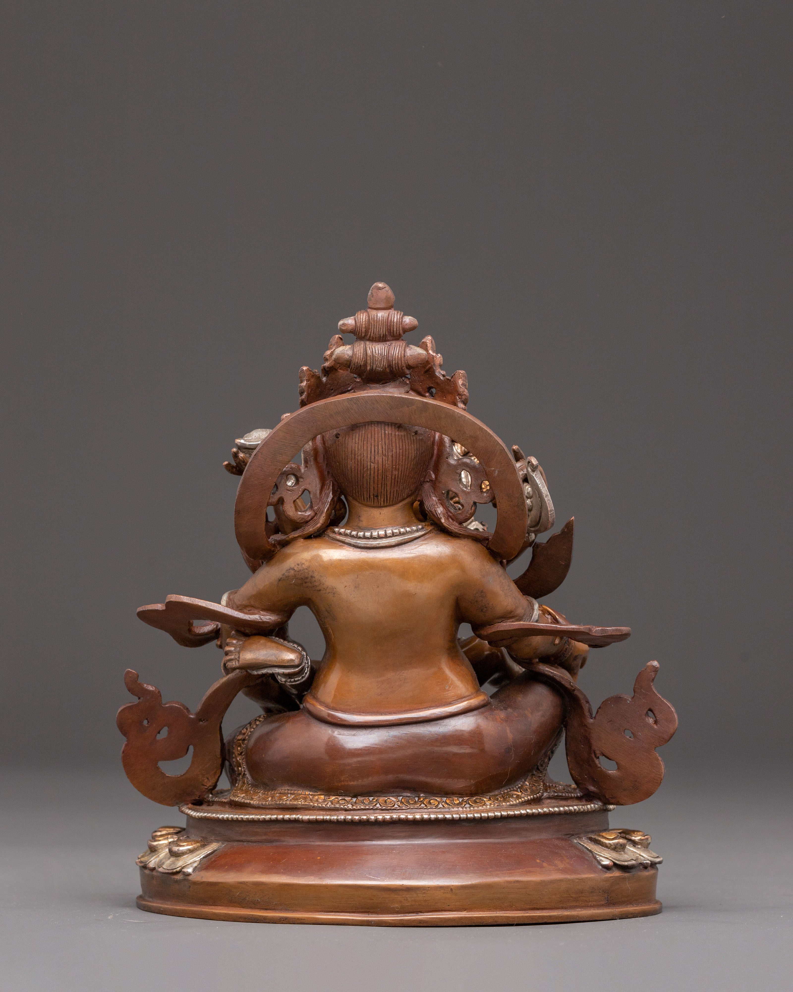 Dzambhala Statue With Consort | Traditional Artwork