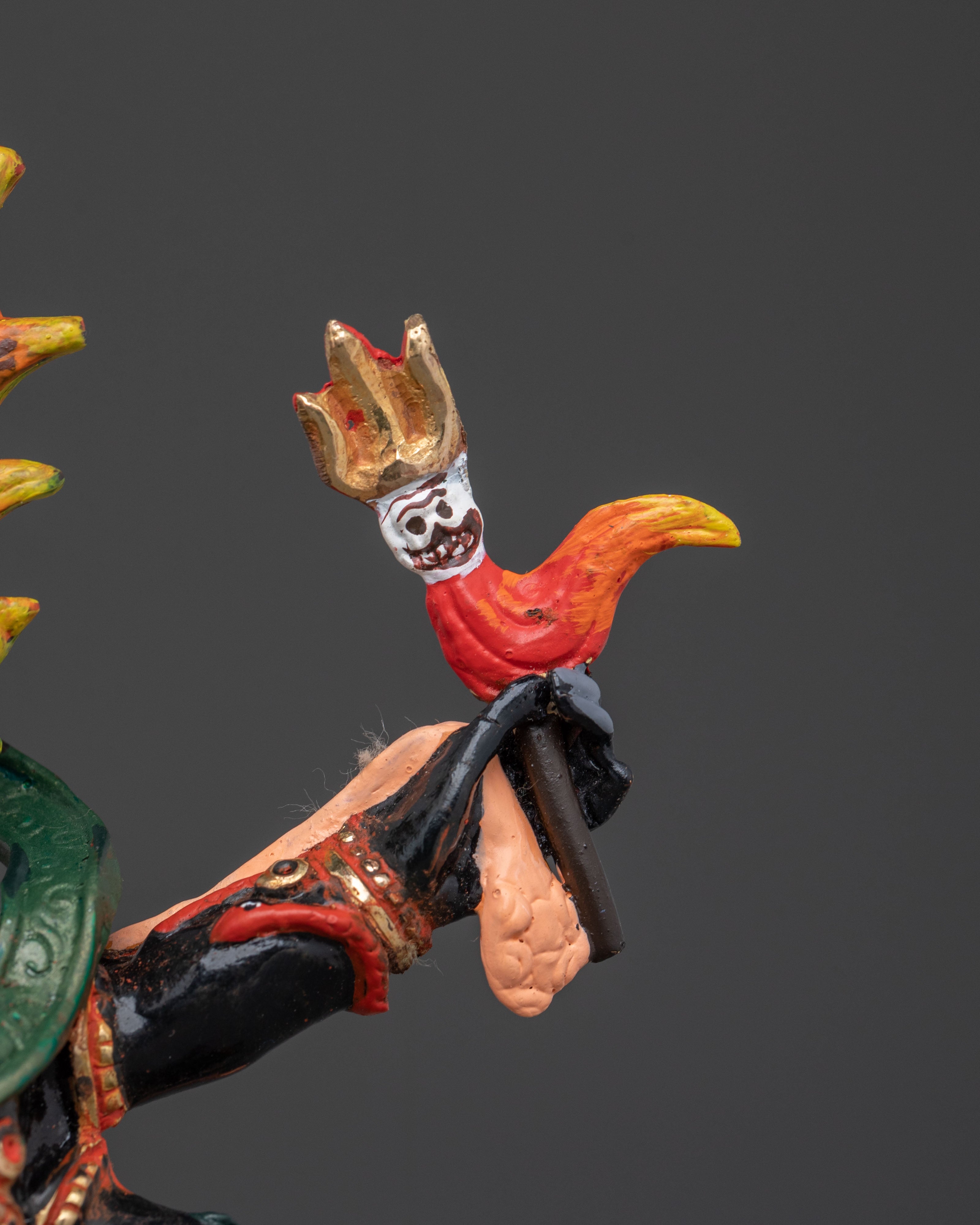 Sacred Statue of Six-Armed Mahakala: Fierce Protector