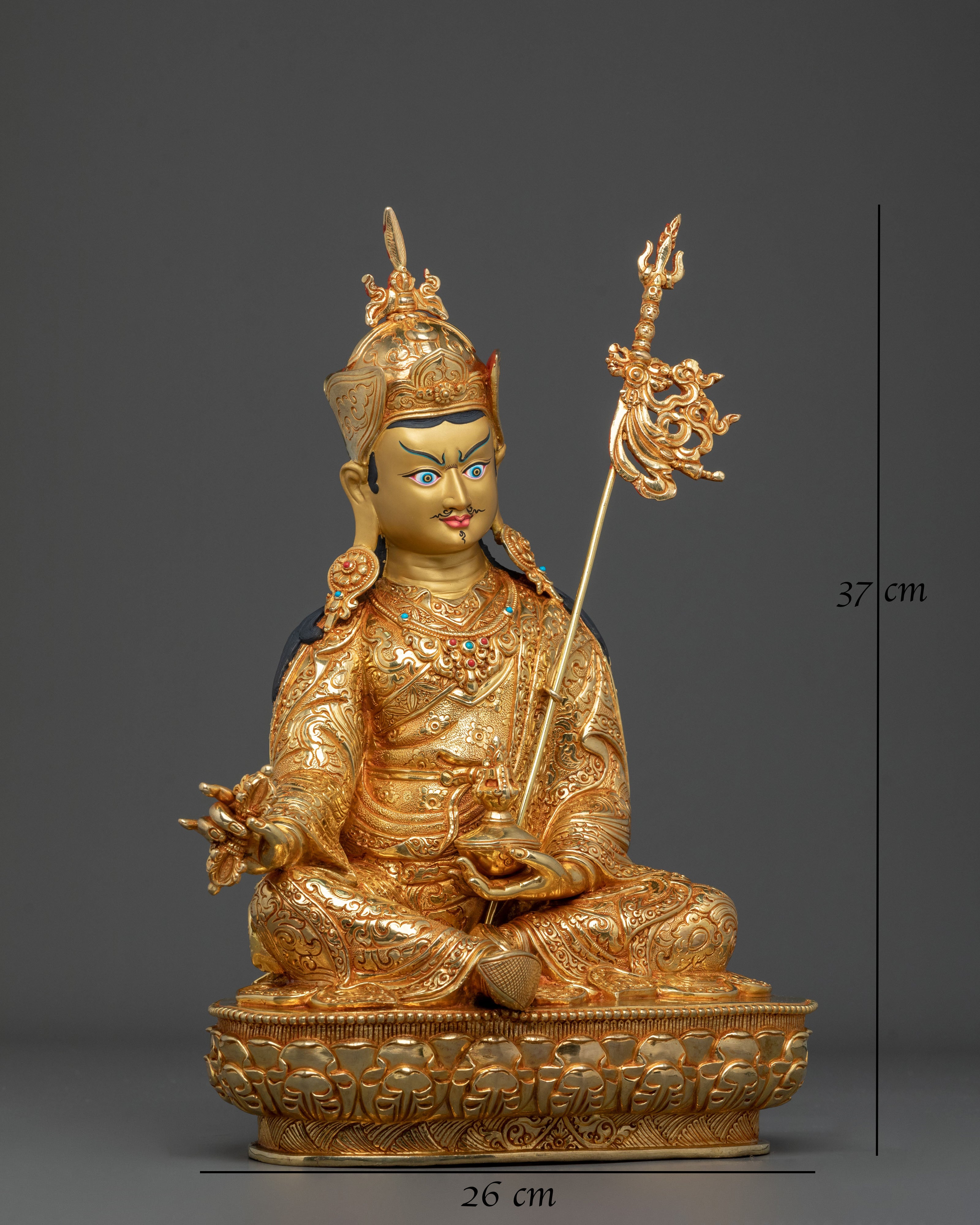Tibetan Wisdom Guru Rinpoche Figurine | Home Decor