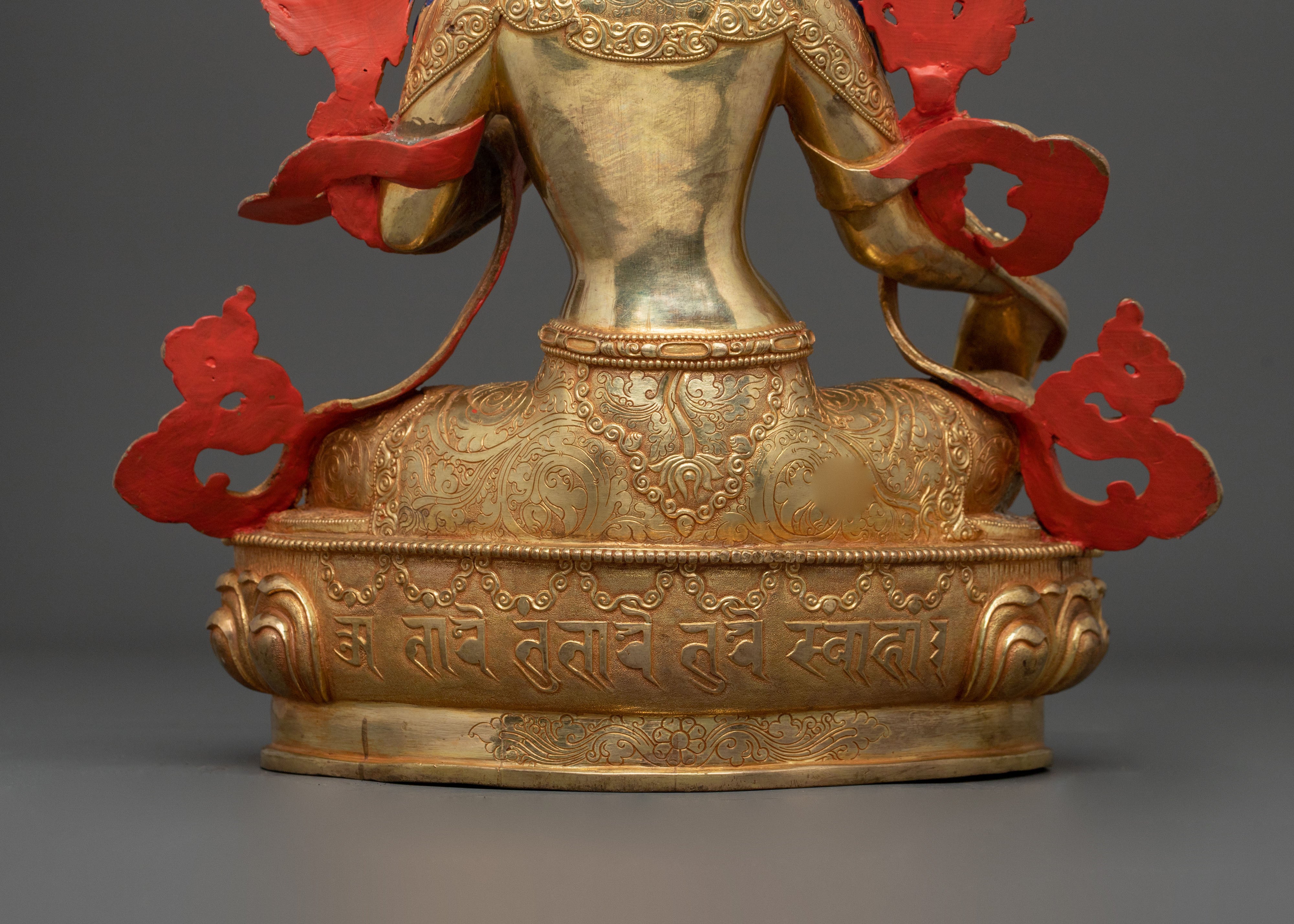 Green Tara Ritual Statue | | Handcrafted Buddhist Goddess Sculpture
