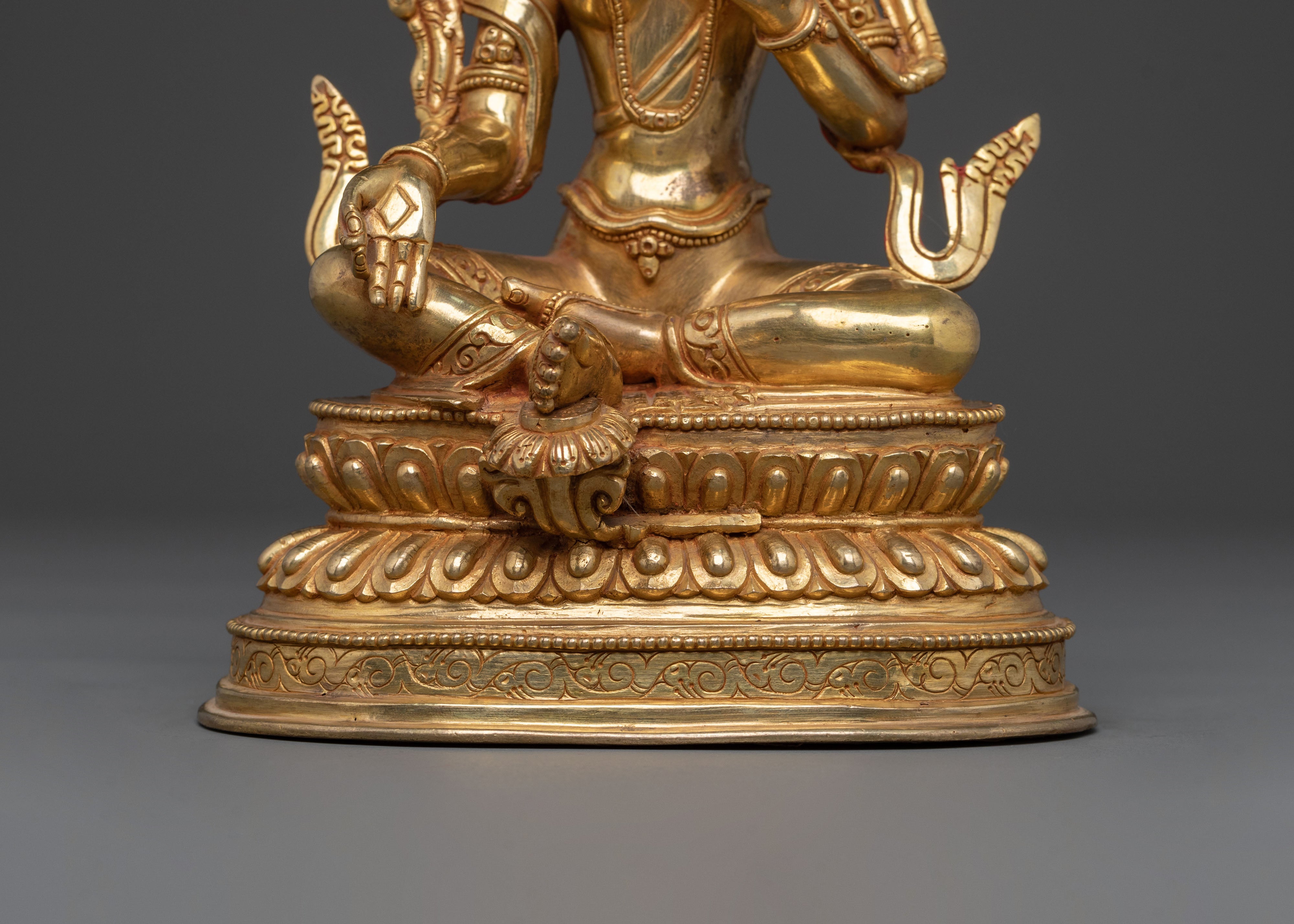 The Compassionate Protector Green Tara Statue