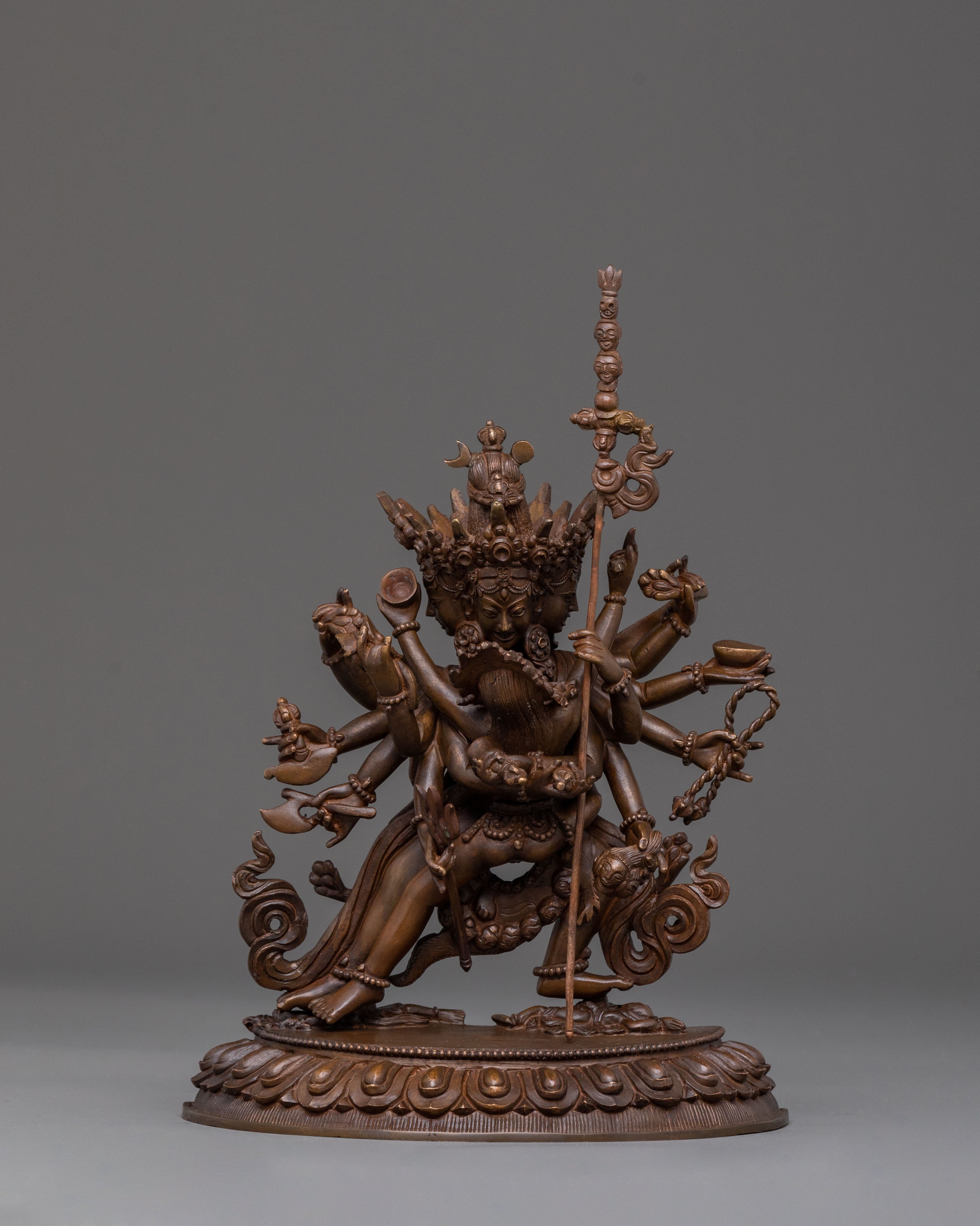 Chakrasamvara Altar Statue | Tantric Buddhist Deity