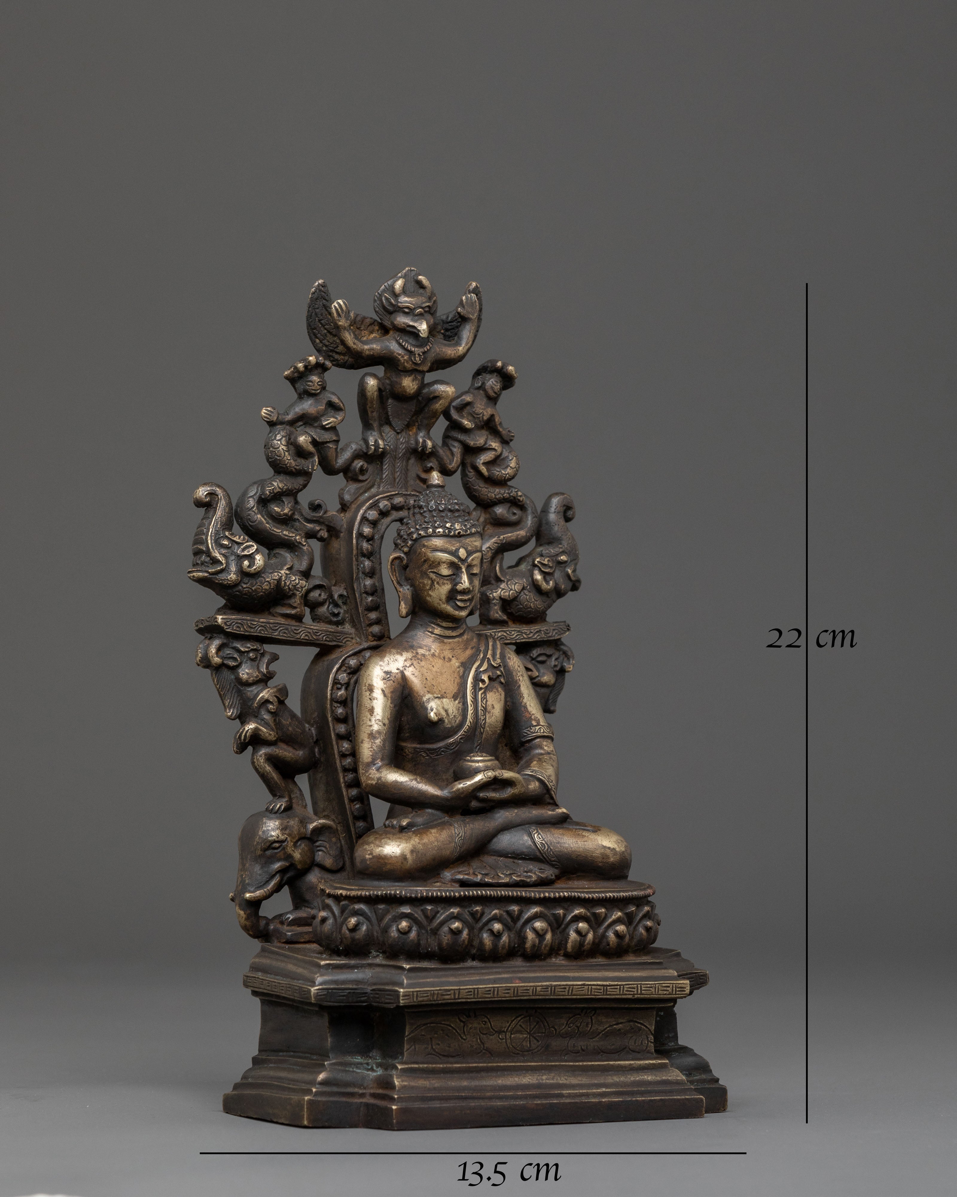 Amitabha Buddha Bronze Meditation Statue