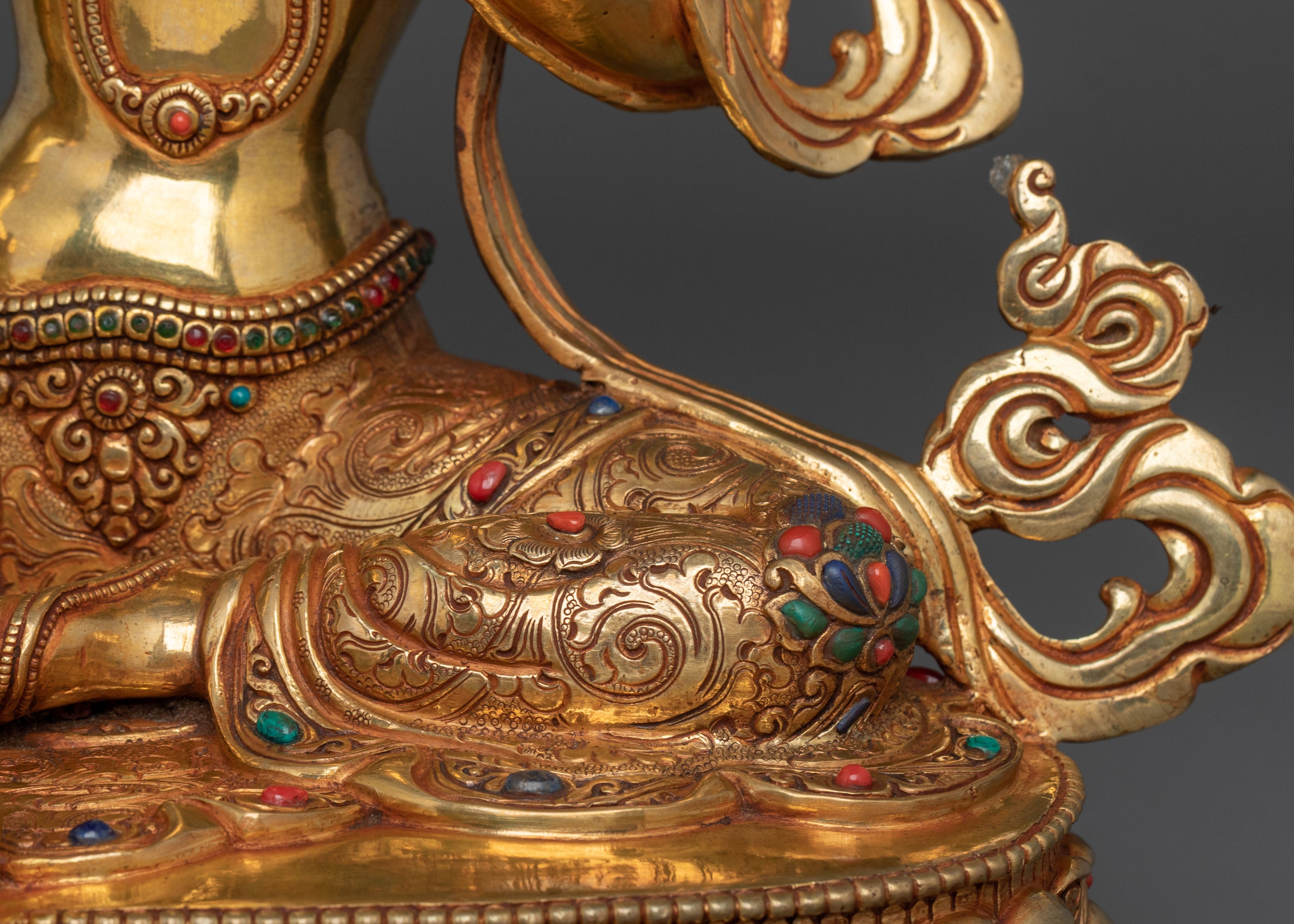 Green Tara Sacred Figurine | Tibetan Buddhist Goddess