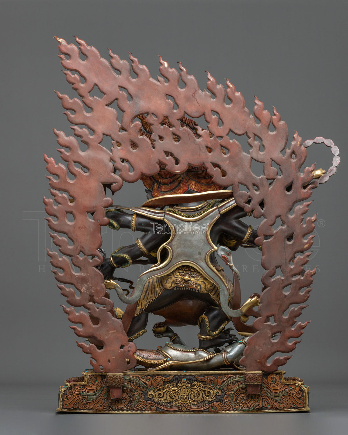 Six-Armed Mahakala Statue of Protection | Wrathful Deity