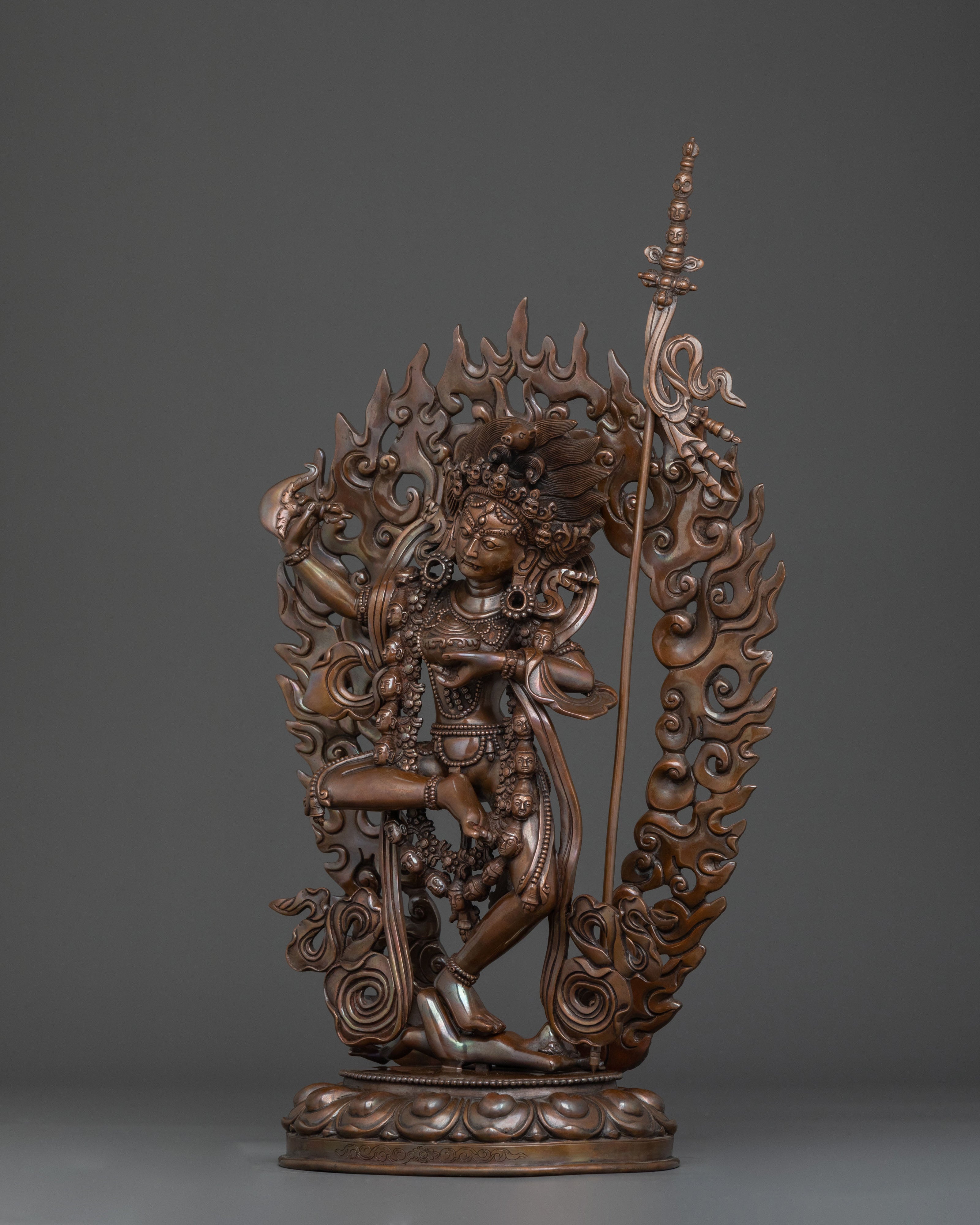 Handcrafted Dorje Phagmo Sacred Statue | Home Decor