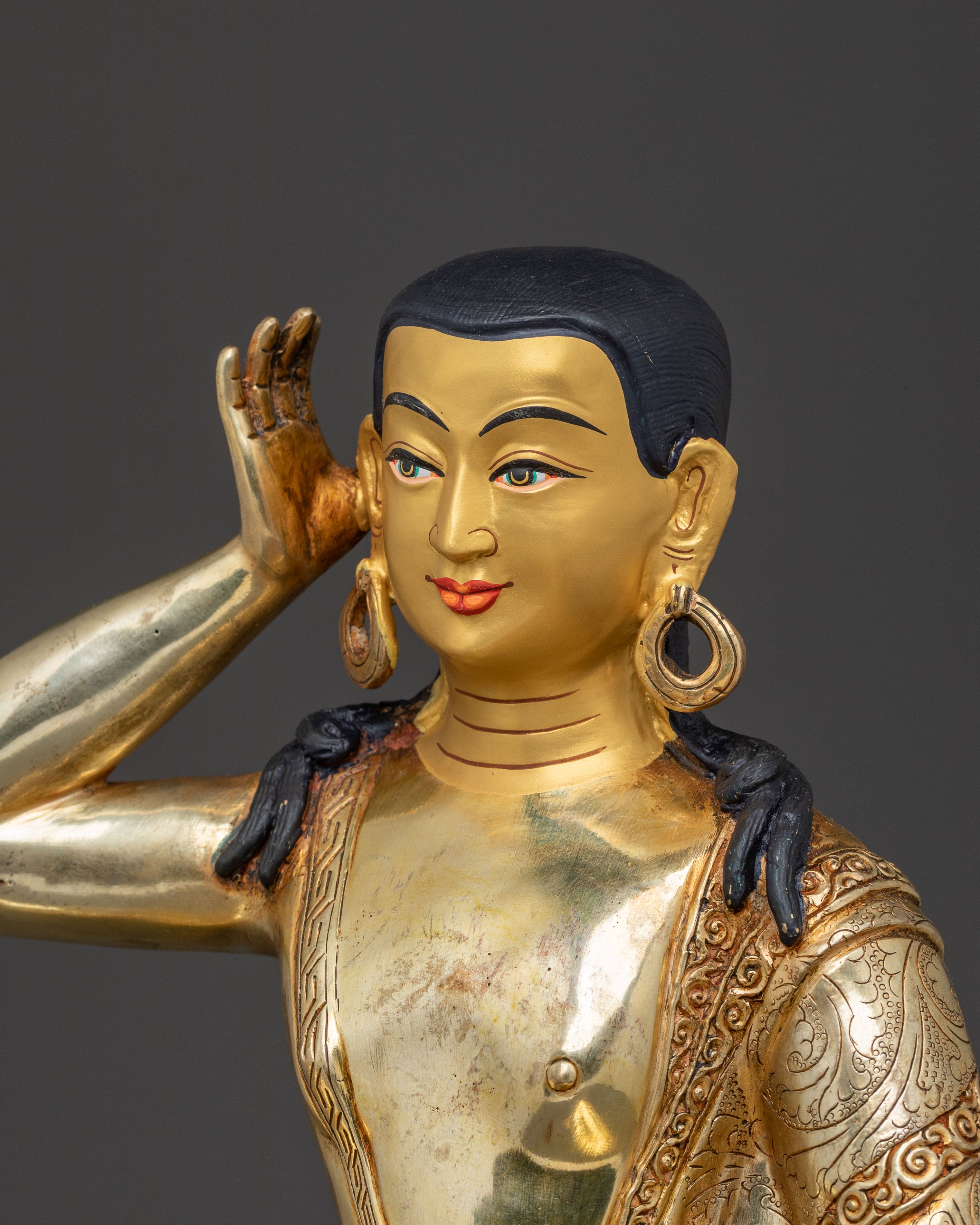 Milarepa Spiritual Sculpture | Meditational Decor