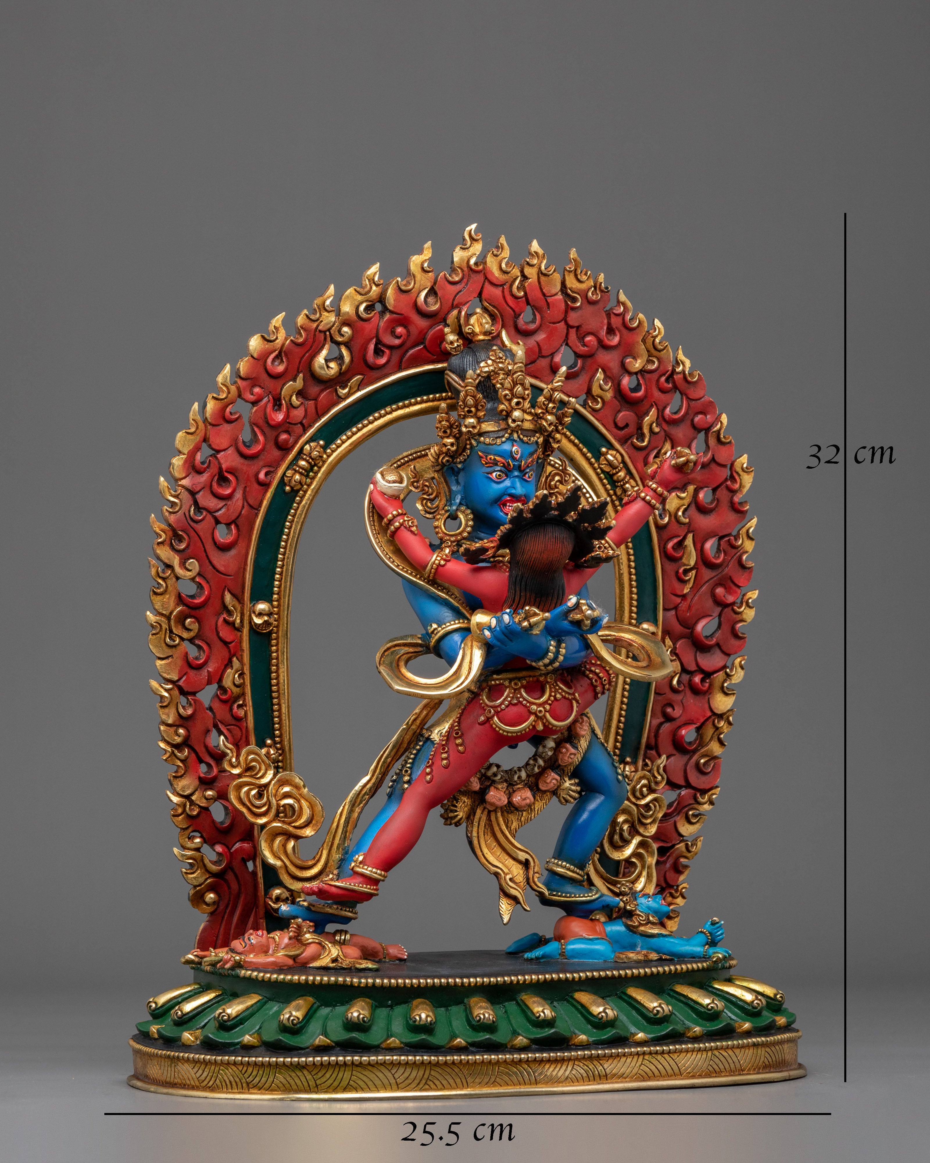 Chakrasamvara Copper Sculpture | Home Decor