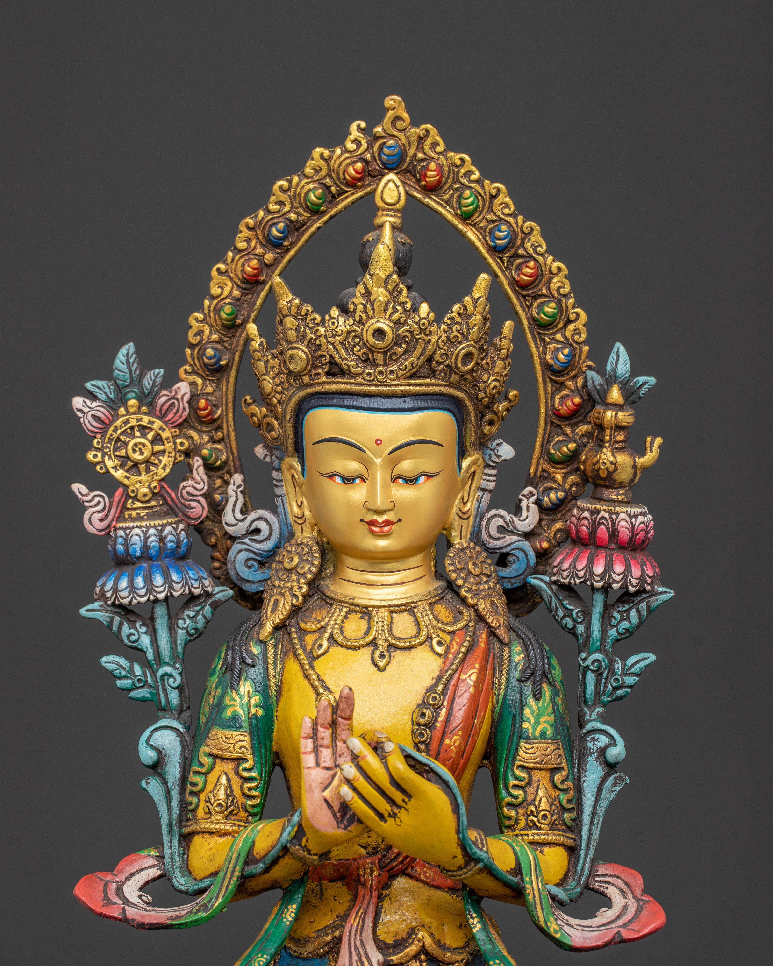Maitreya Buddha Sculpture: The Buddha of The Future | Traditional Artwork