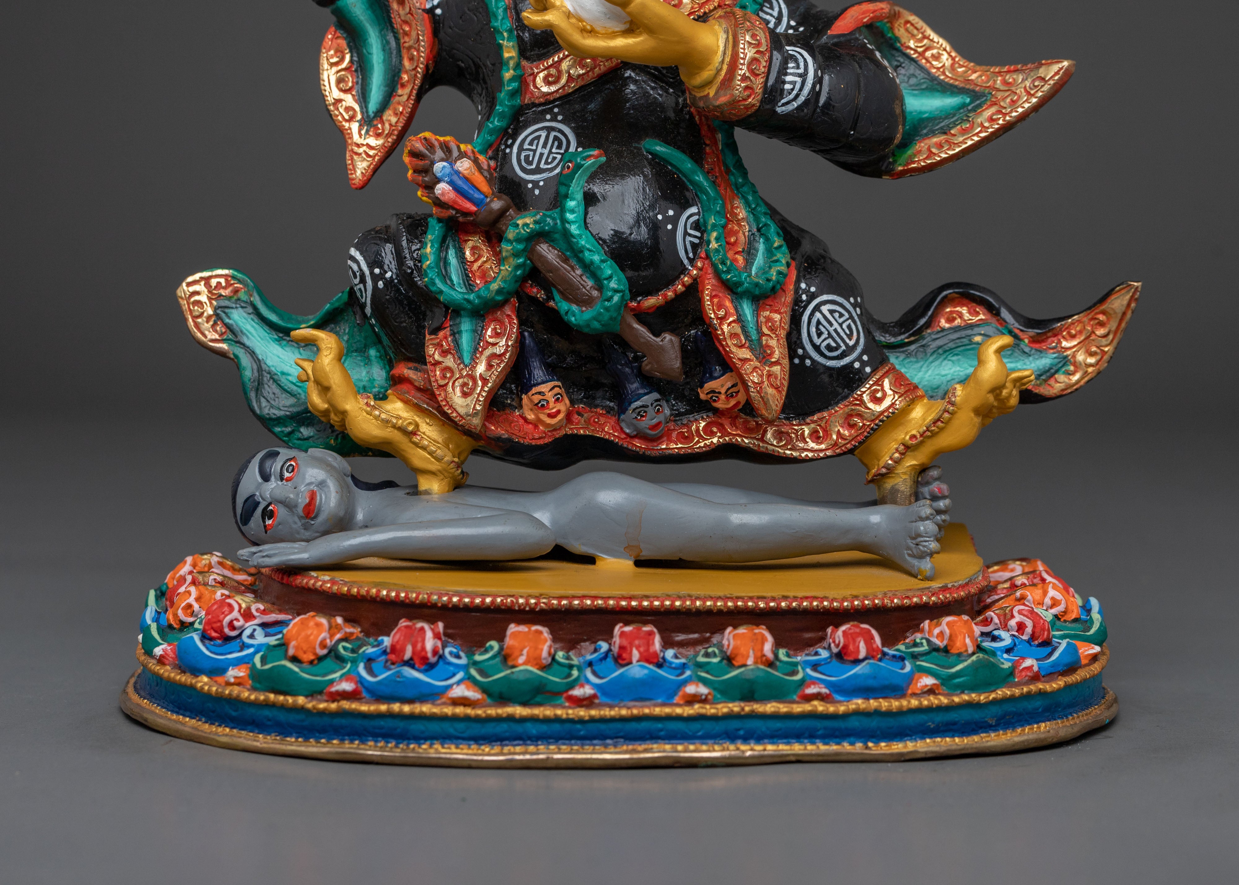 Sacred Mahakala Bernakchen Sculpture