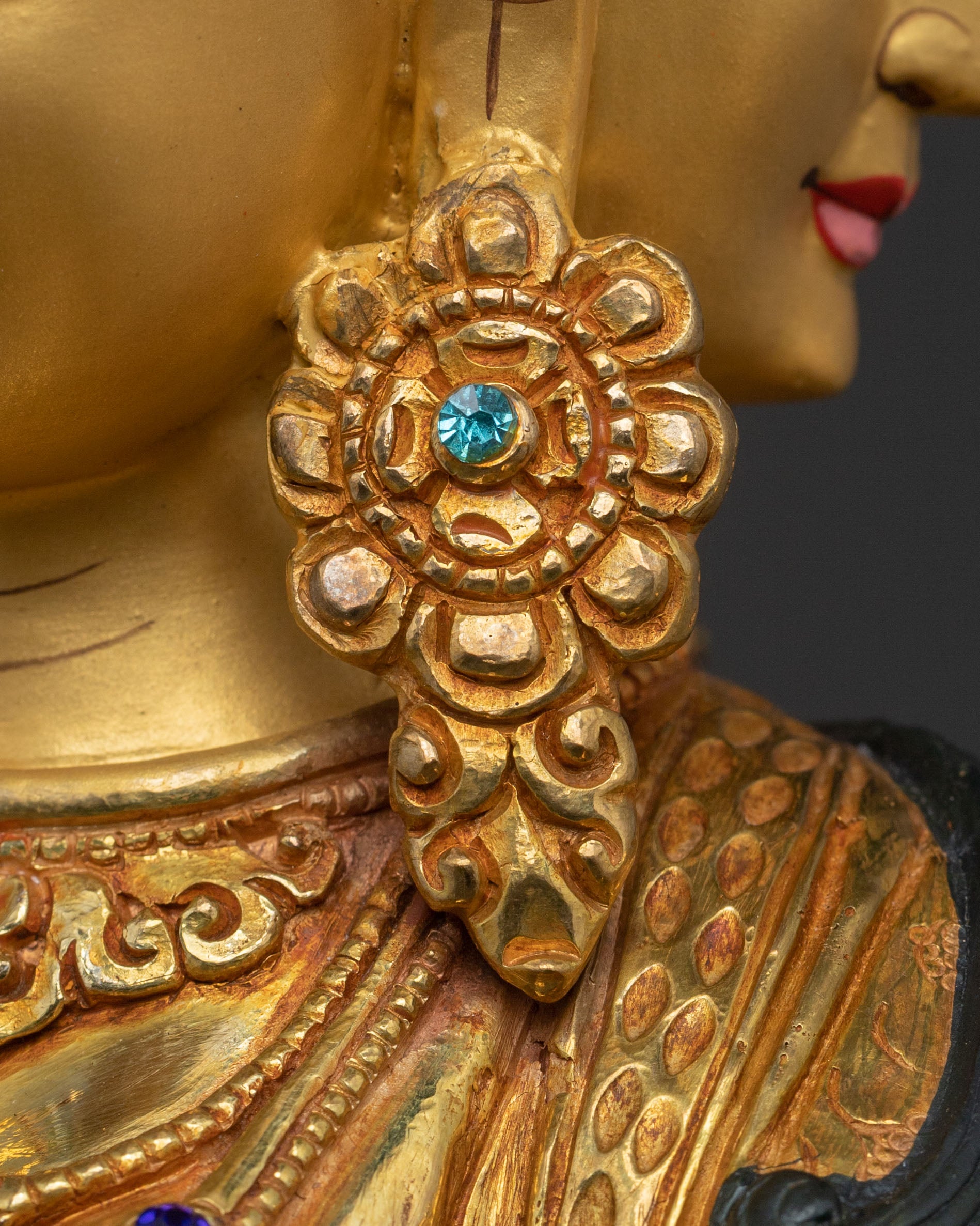 Tibetan Vasudhara Statue | Handcrafted Figure