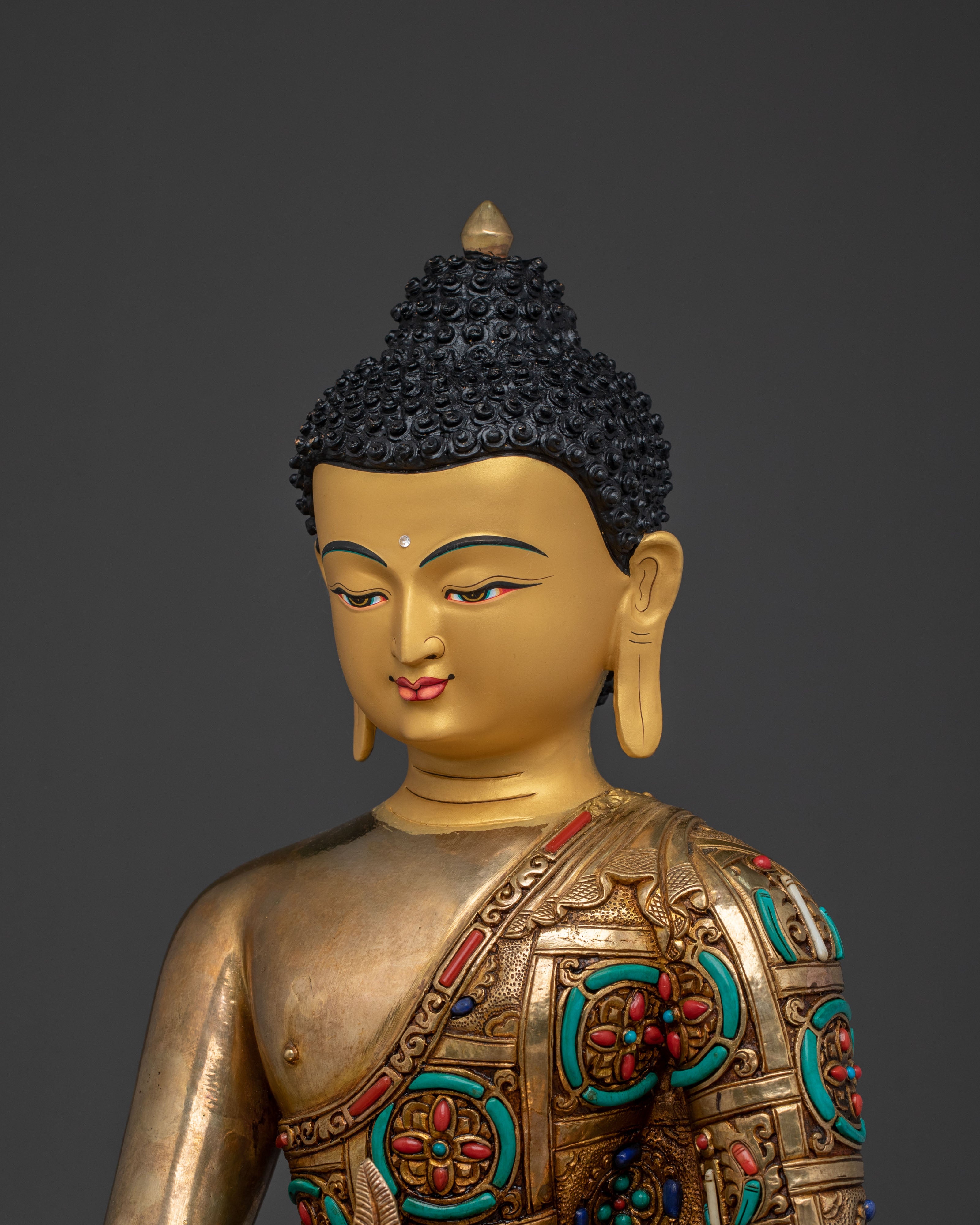 Medicine Buddha Sculpture | Radiant Spiritual Healer