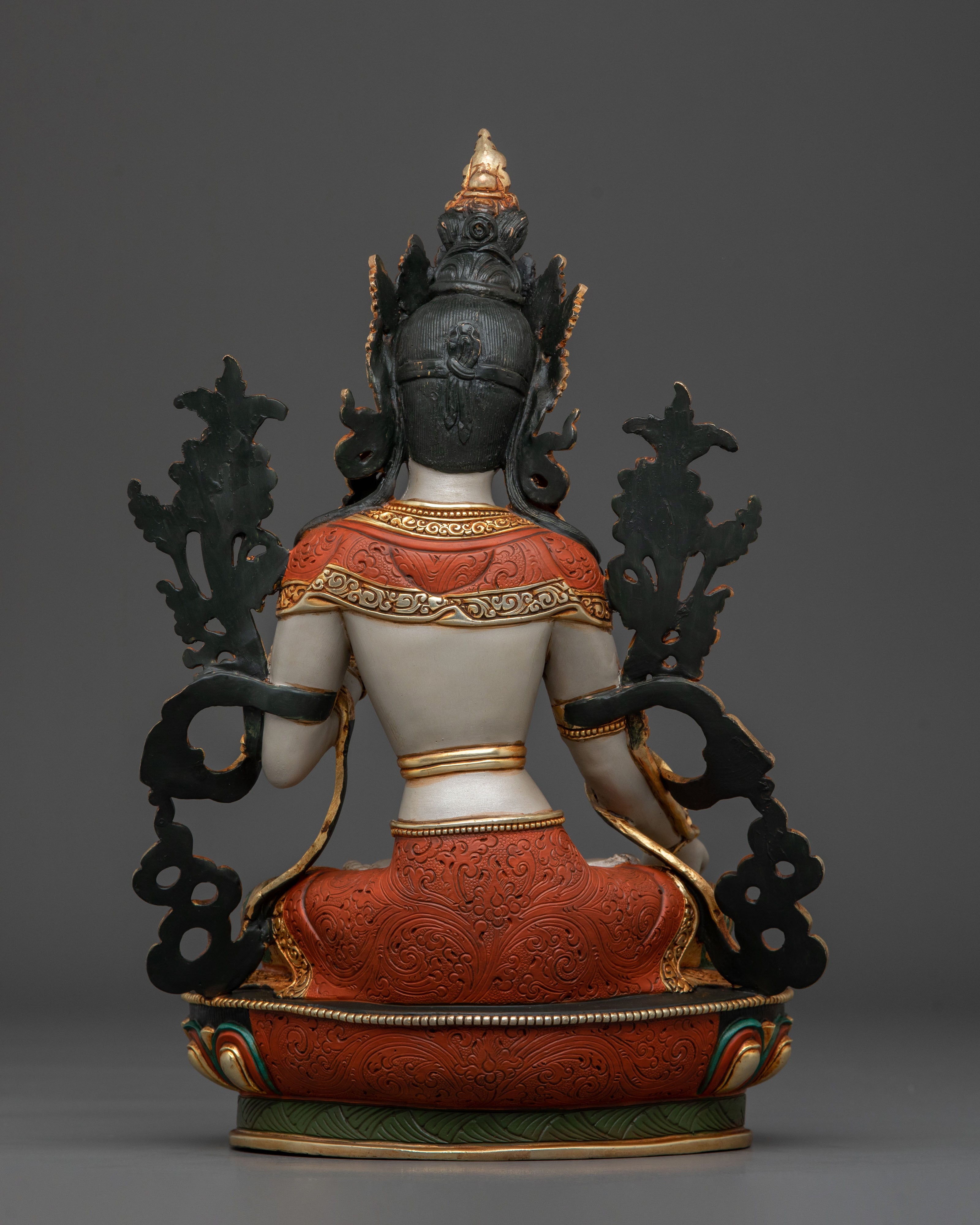 White Tara Statue | Serene Meditation Deity