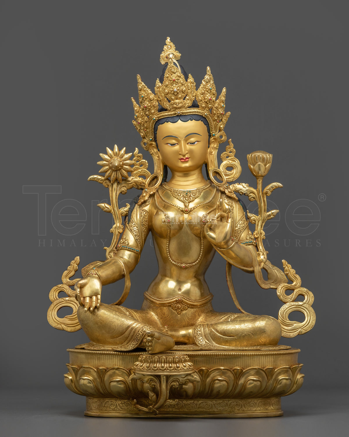 Green Tara Statue