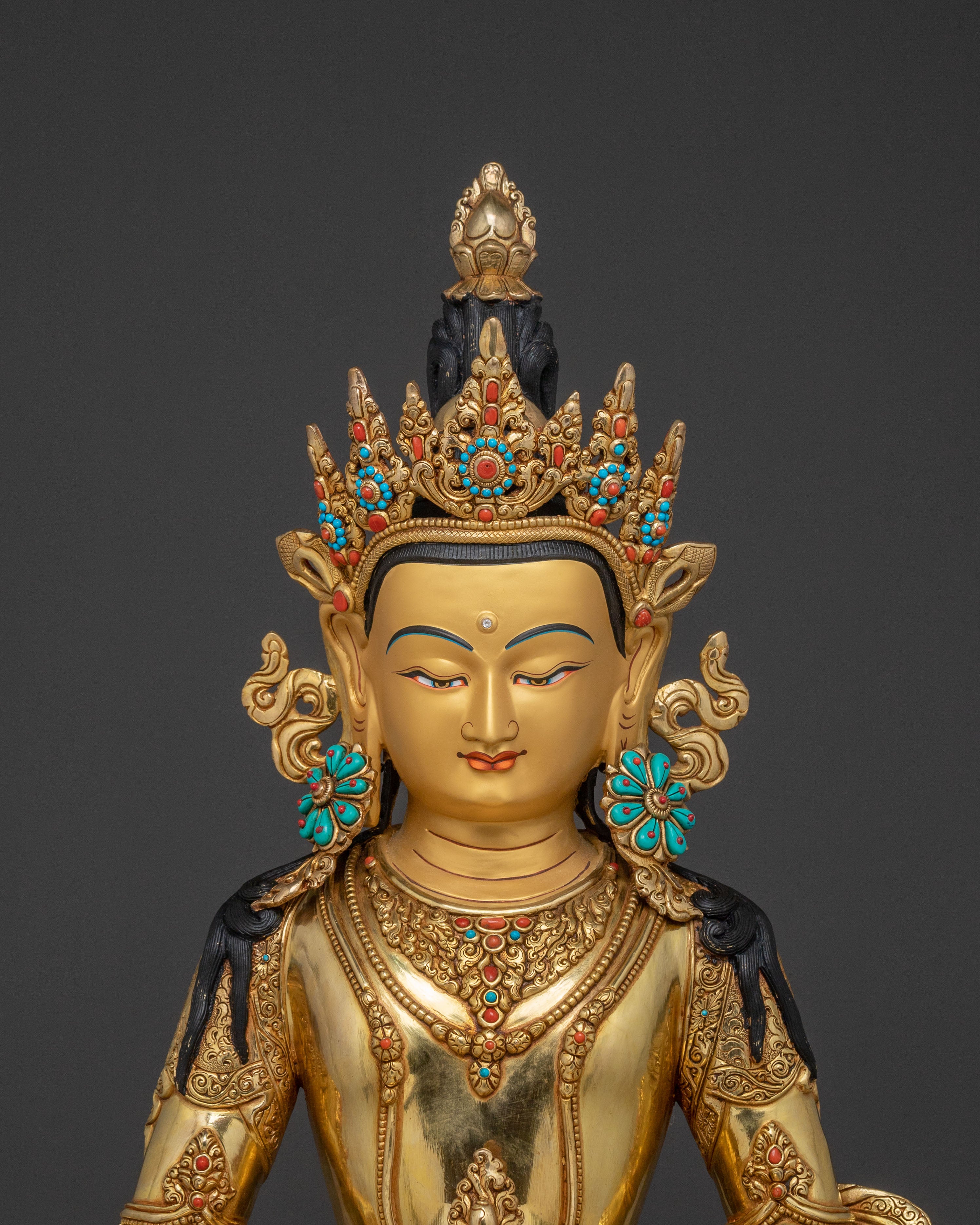 Sacred Amitayus Buddha Statue | Spiritual Figure