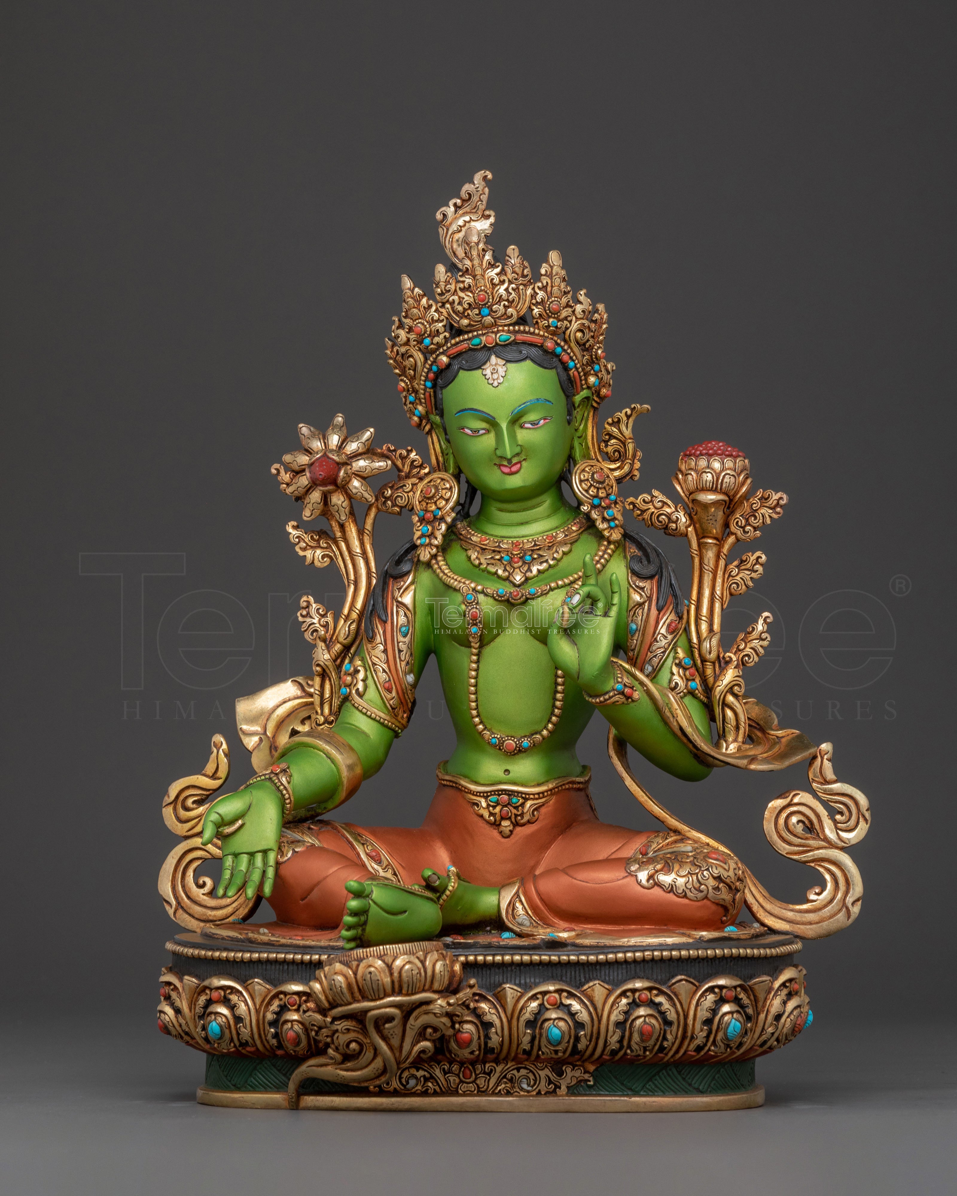 Green Tara Liberator Buddha Statue