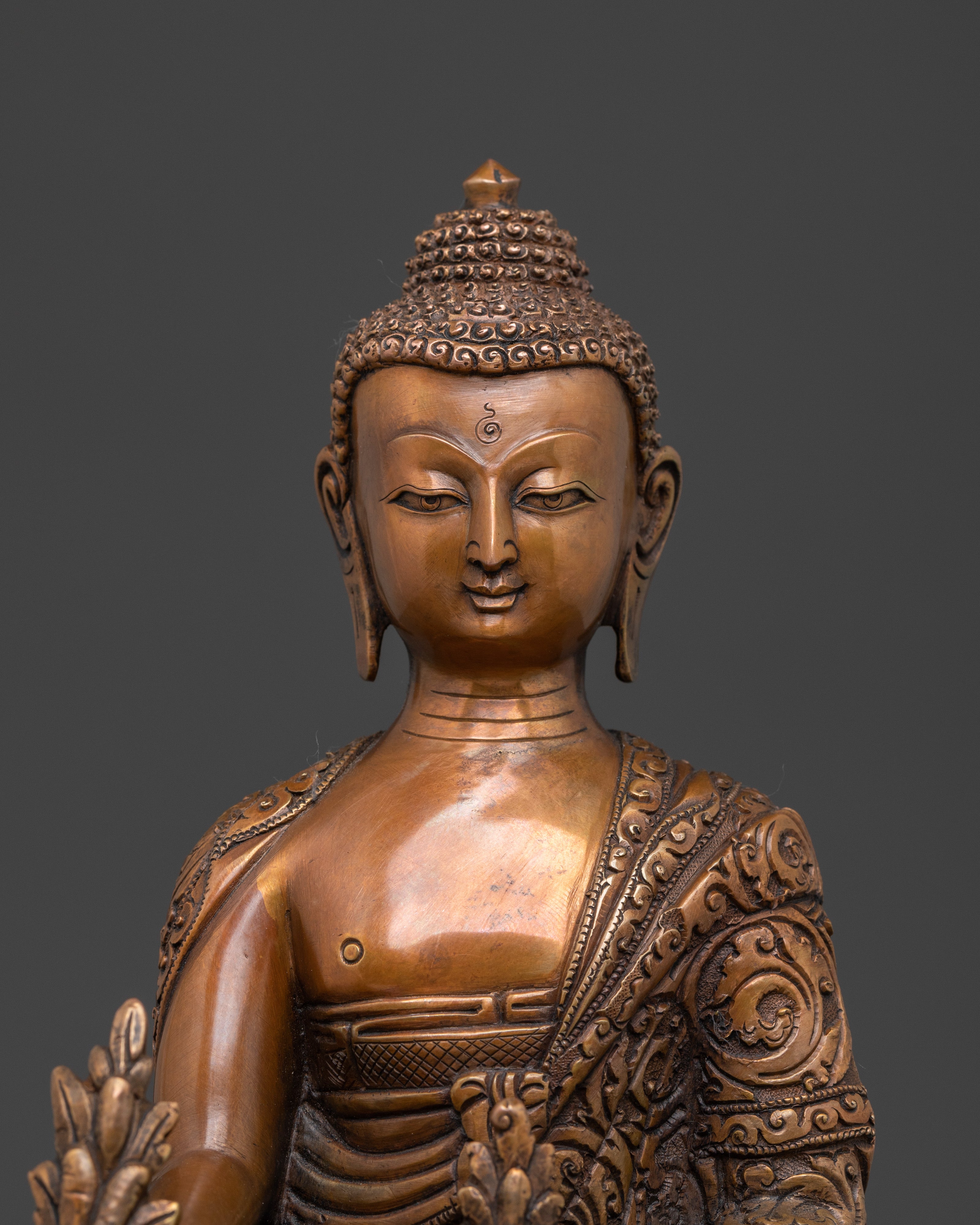 Medicine Buddha Tibetan Statue | Healing Decor