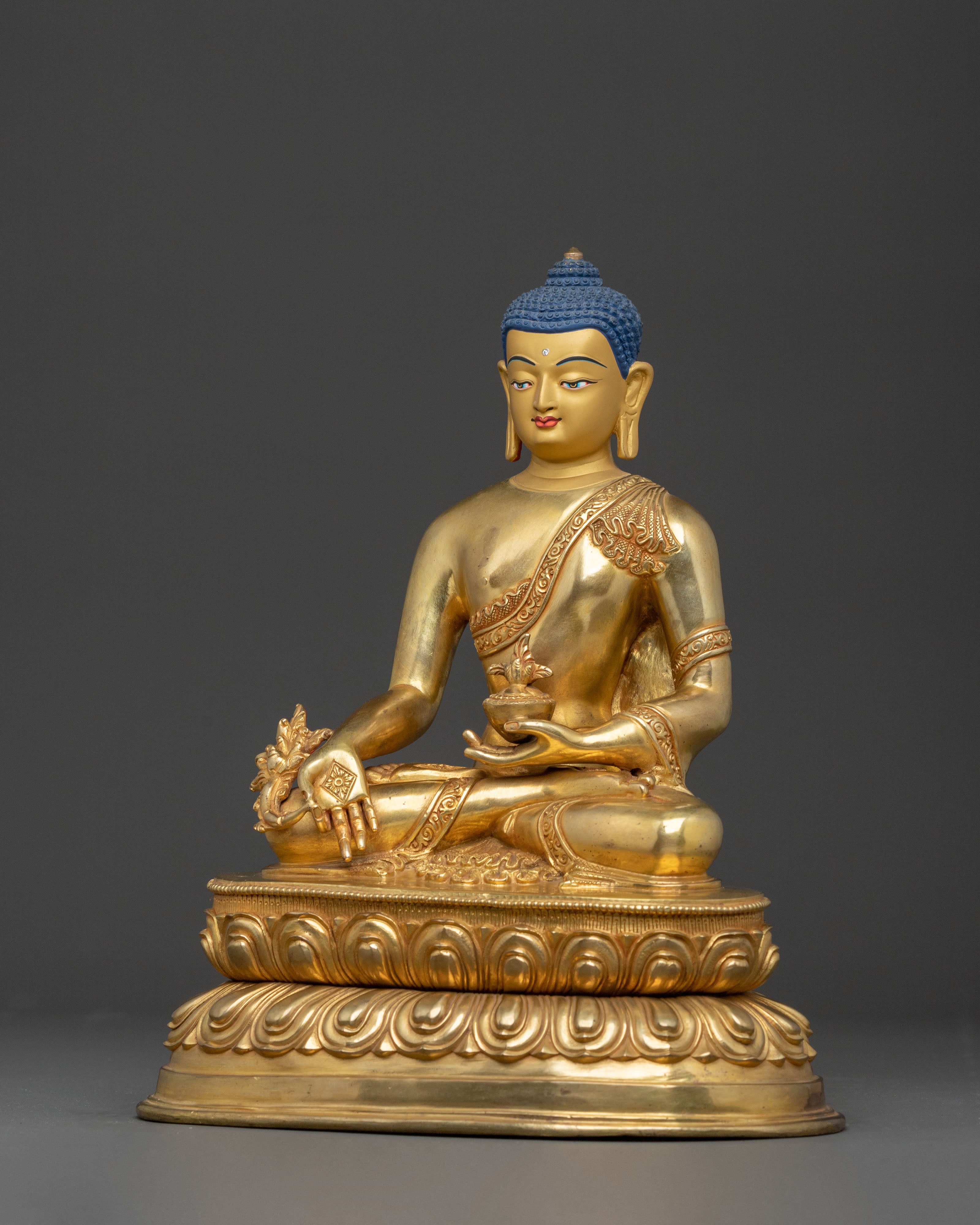 Medicine Buddha Peaceful Statue | Spiritual Healing