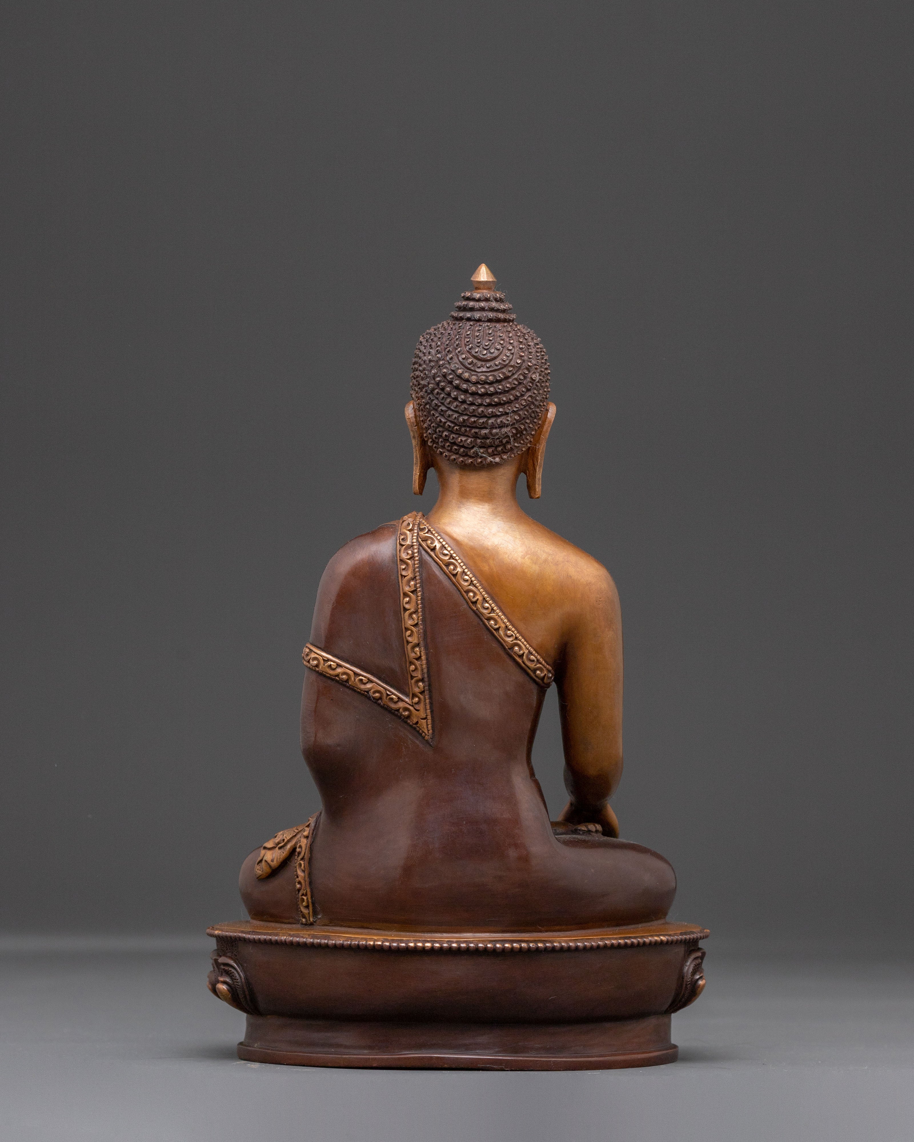 Sacred Shakyamuni Buddha Meditation Statue | Oxidized Copper Statue