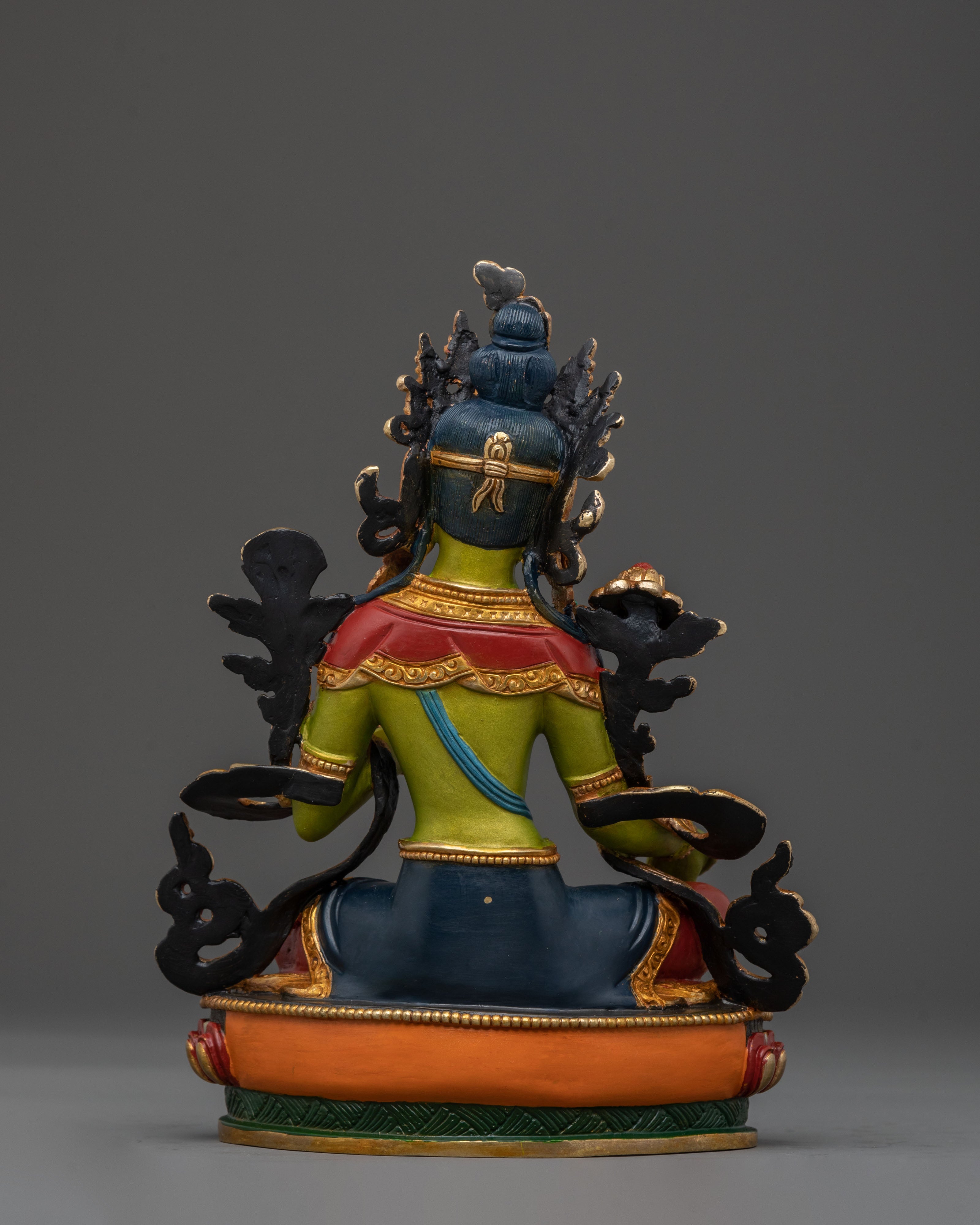 Protector Goddess: Green Tara Sculpture