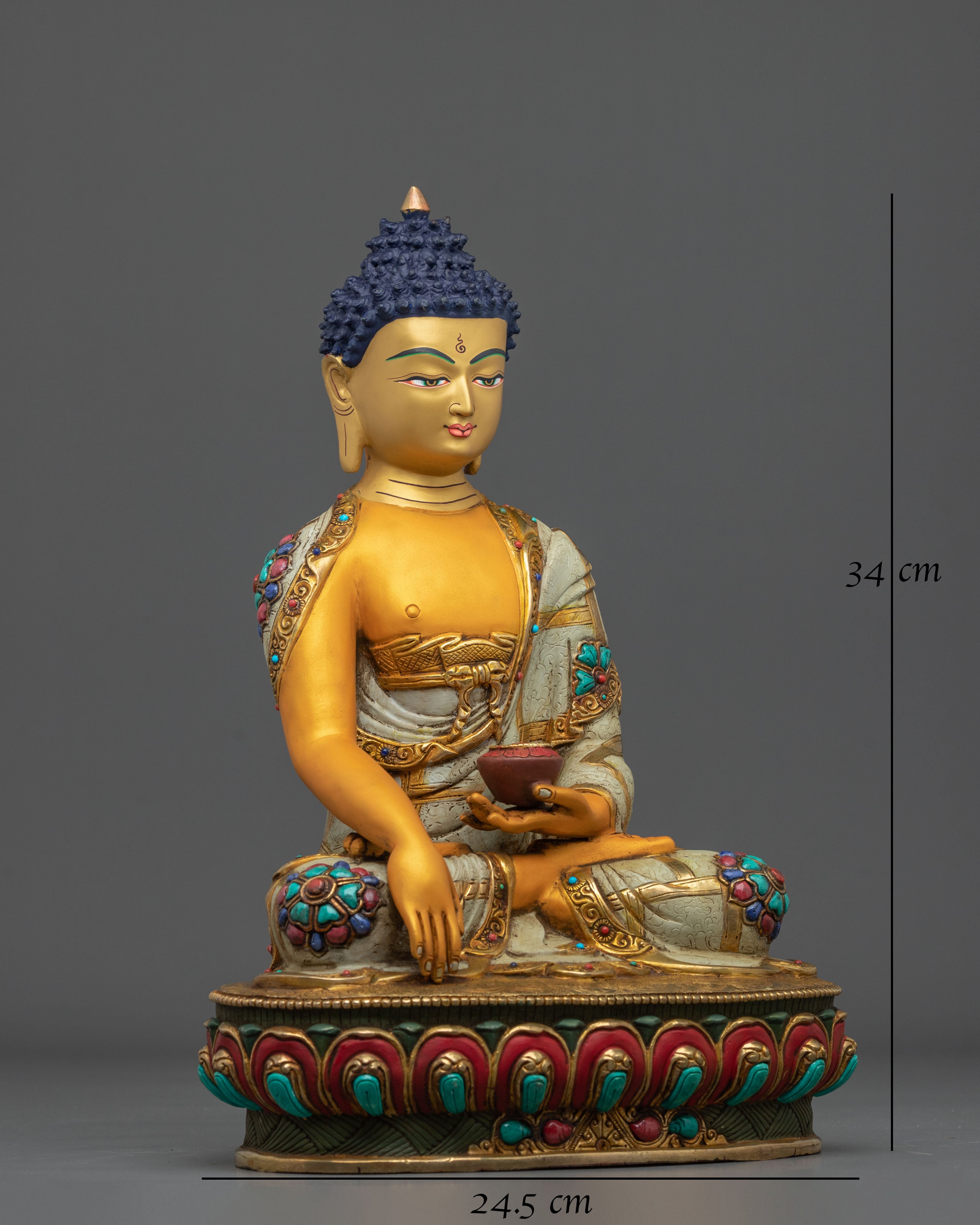 Shakyamuni Buddha Sacred Shrine Meditation Figure