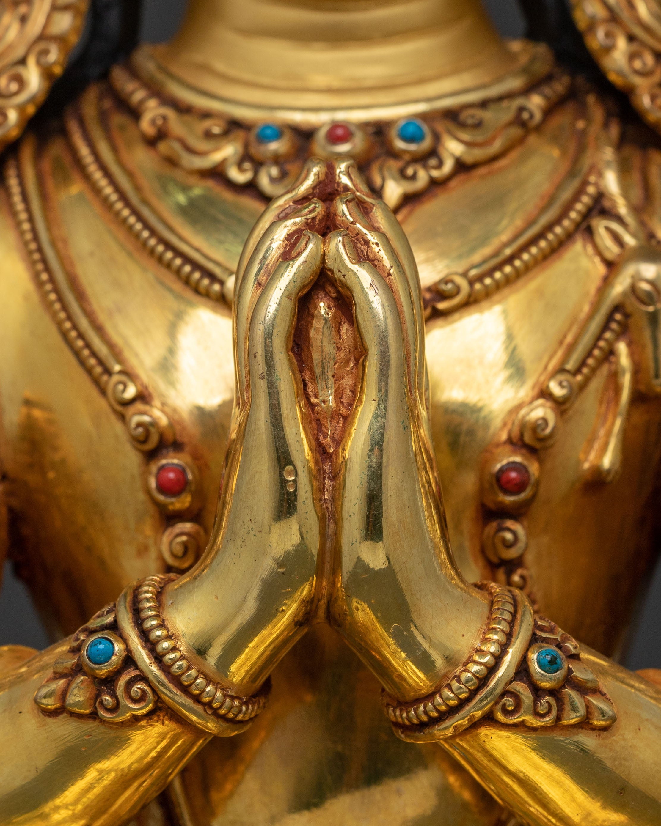 Handcrafted Chenrezig Statue | Altar Home Decor