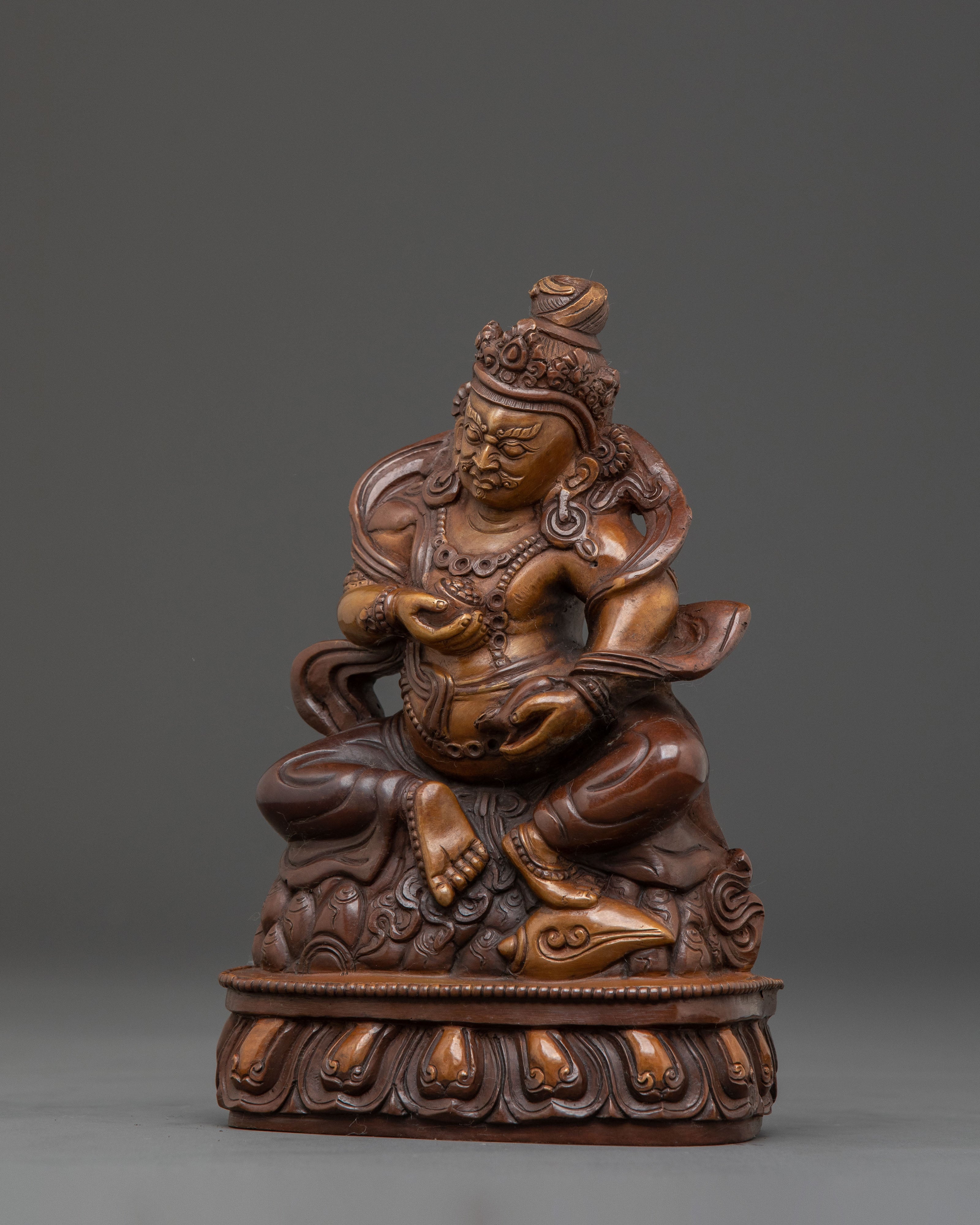 Handcrafted Dzambhala Spiritual Statue | Wealth Deity