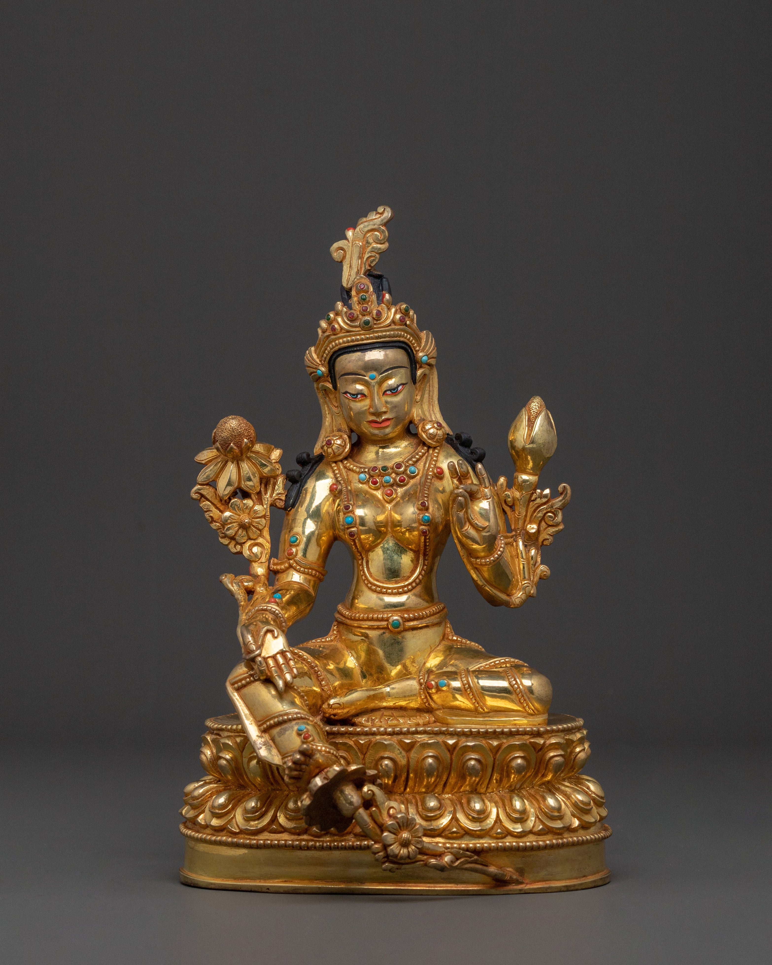 Green Tara Sacred Statue | Mother of Mercy