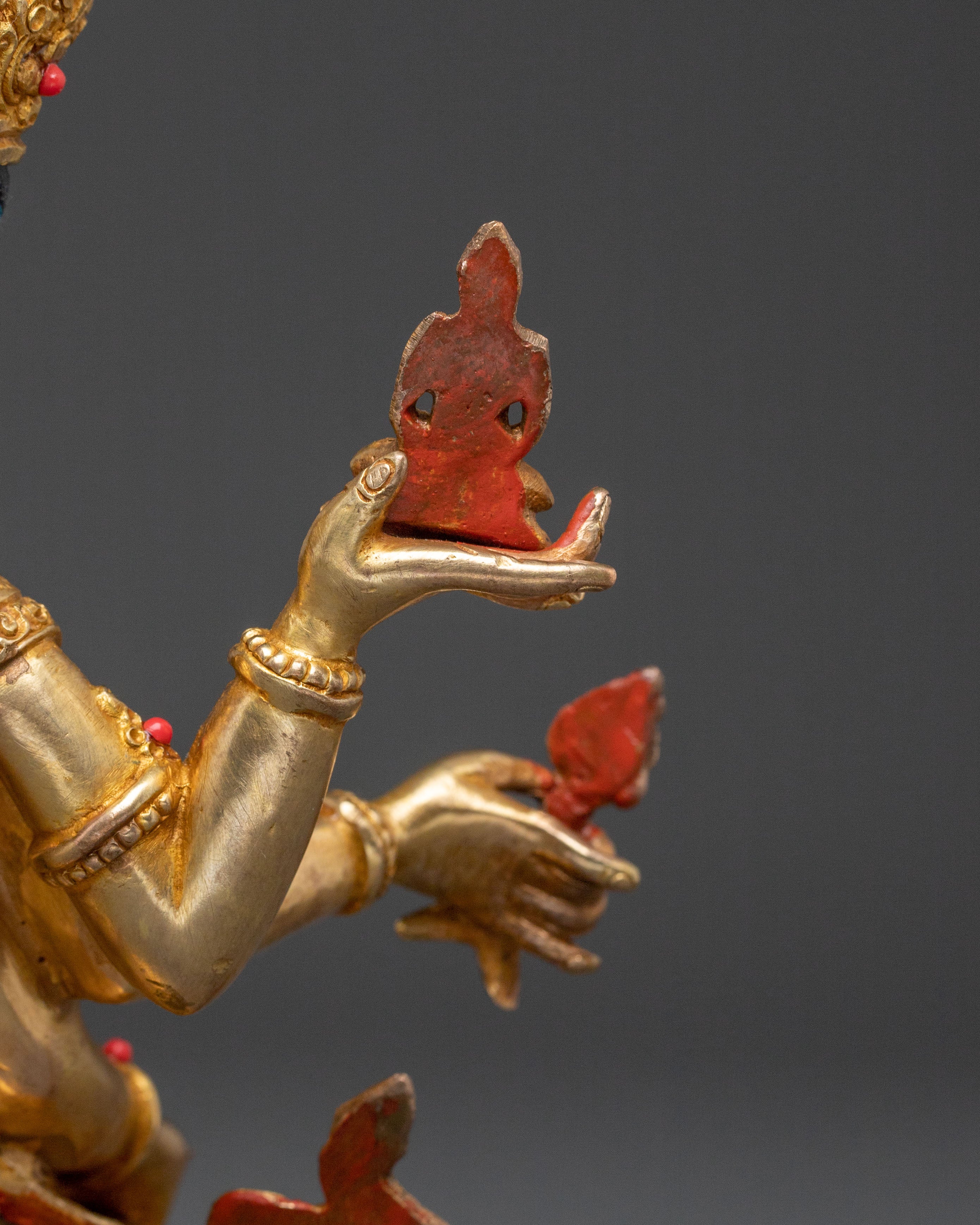 Namgyalma 24k Gold Gilded Statue| Enlightened Icon