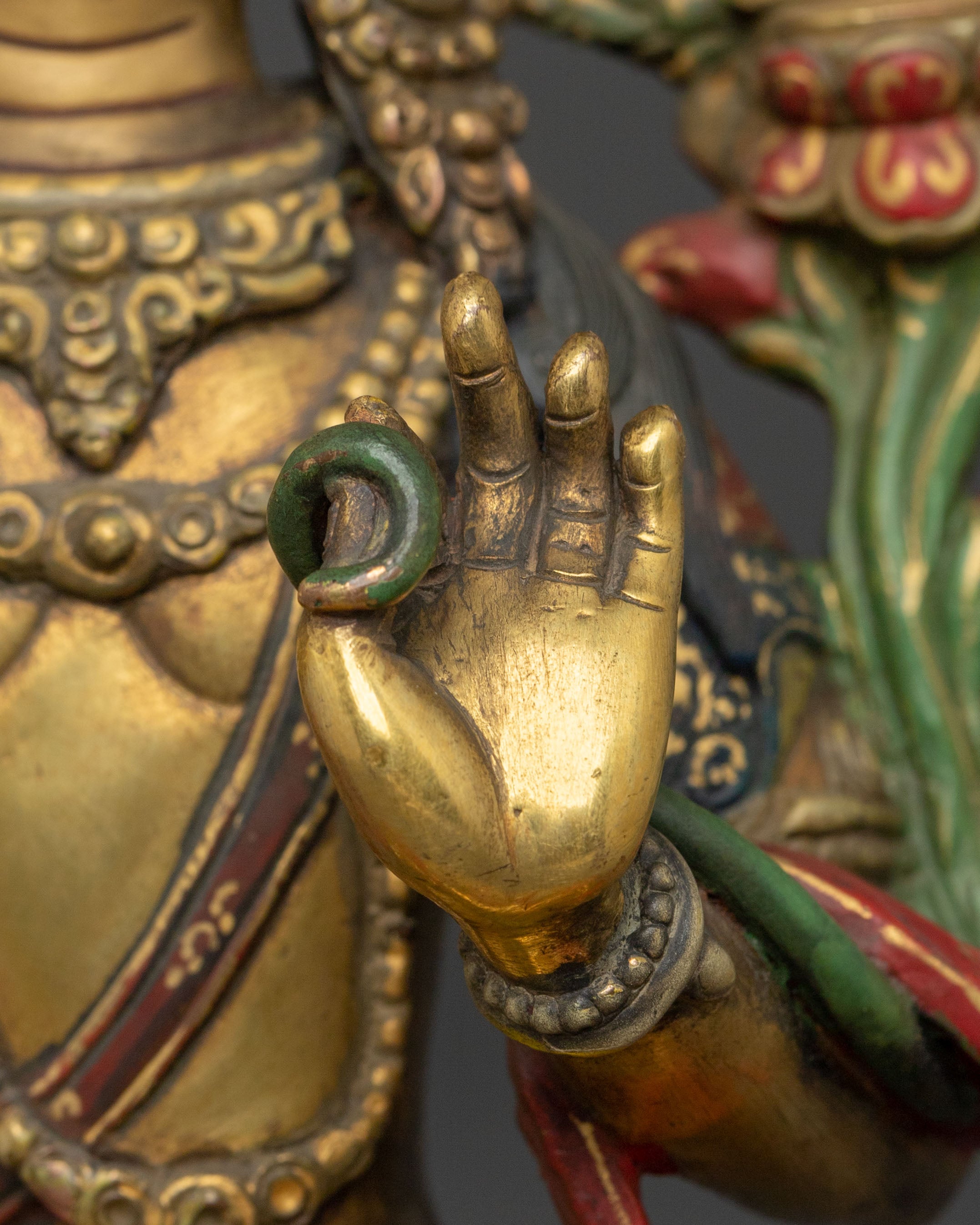 Handmade Manjushri Statue | Wisdom Deity