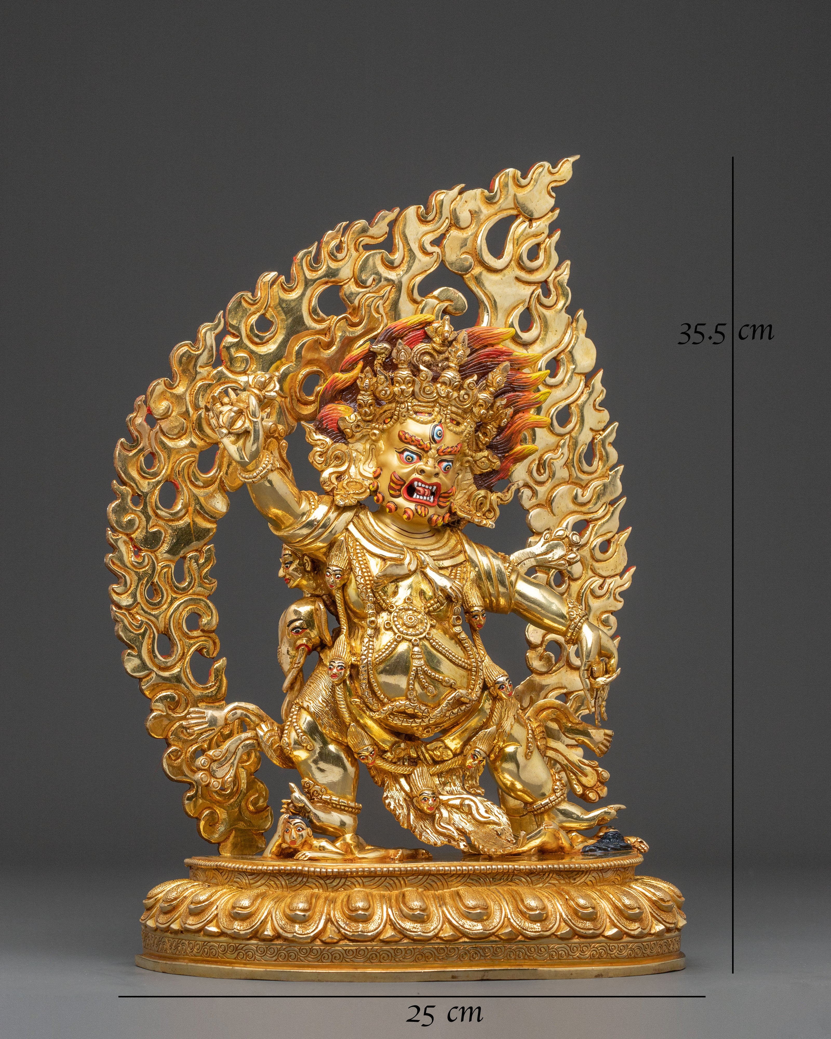 Guru Dragpo Spiritual Statue: Wrathful Protector Art