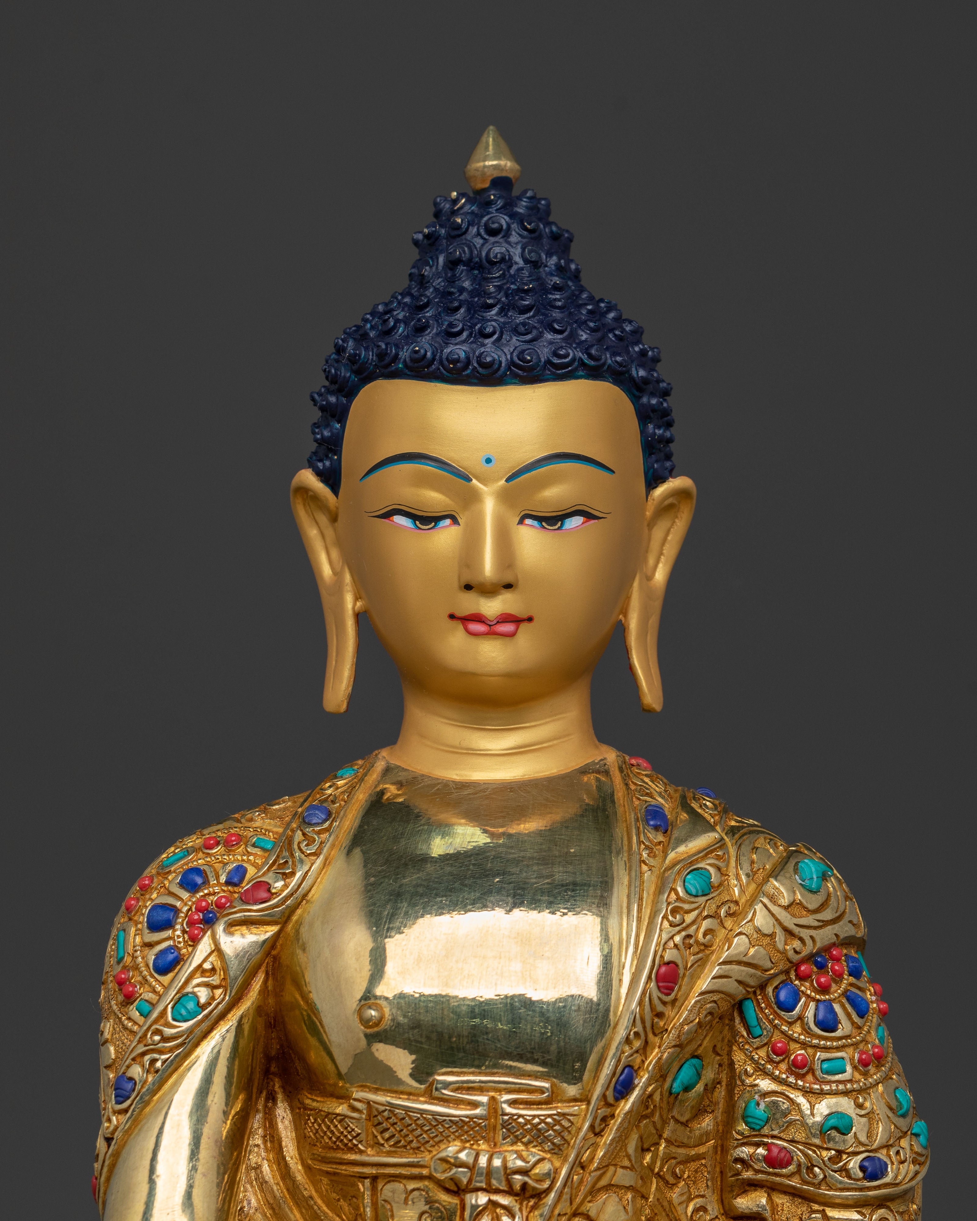 Handcrafted Shakyamuni Buddha Statue | Symbol of Enlightenment and Peace