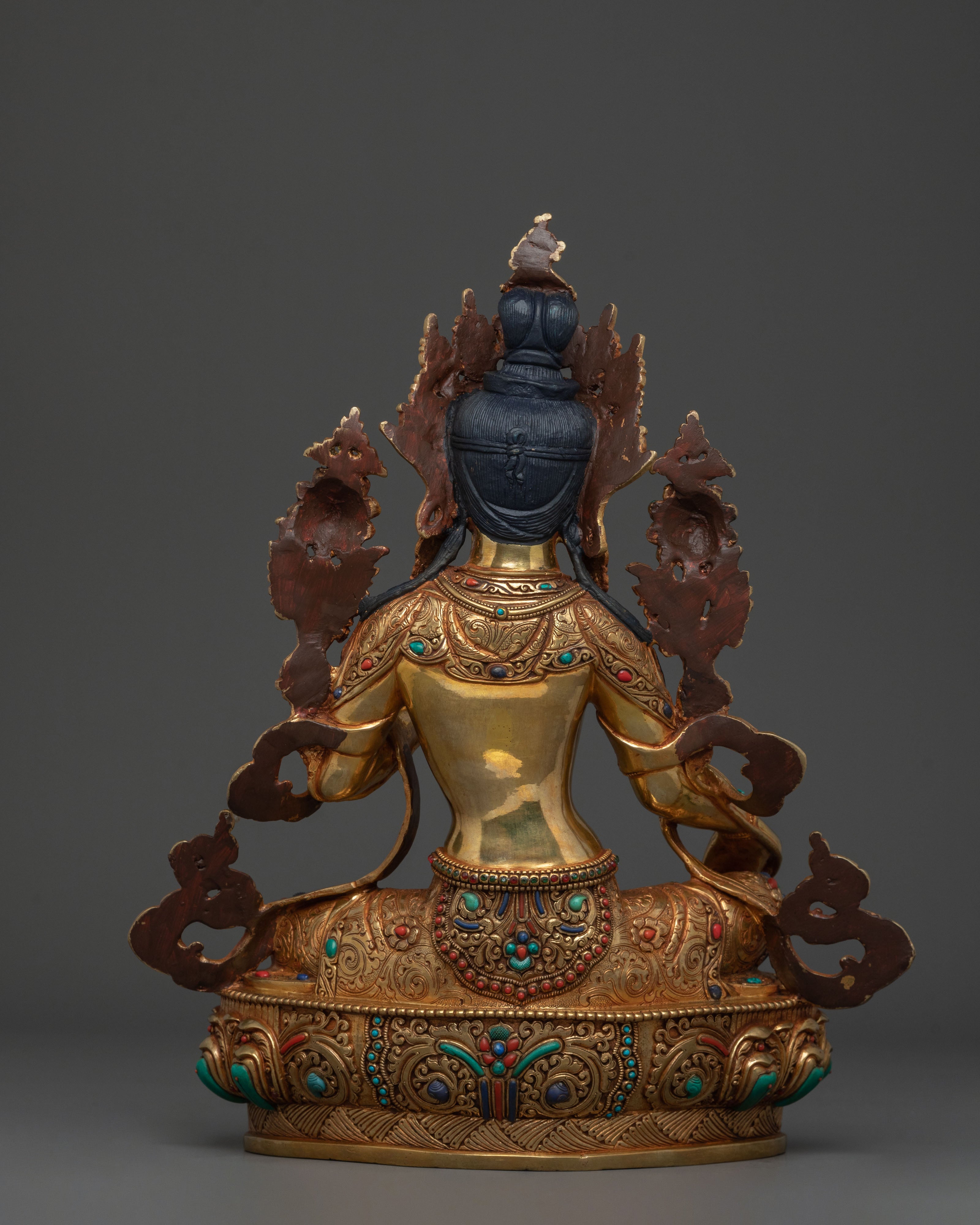 Green Tara Sacred Figurine | Tibetan Buddhist Goddess